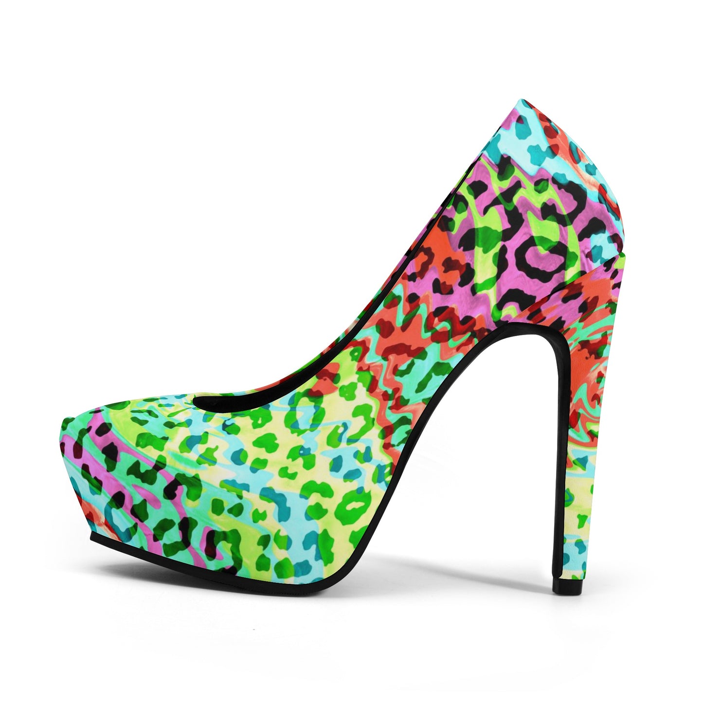 Candy Cat Ladies Stinger Platform Pumps