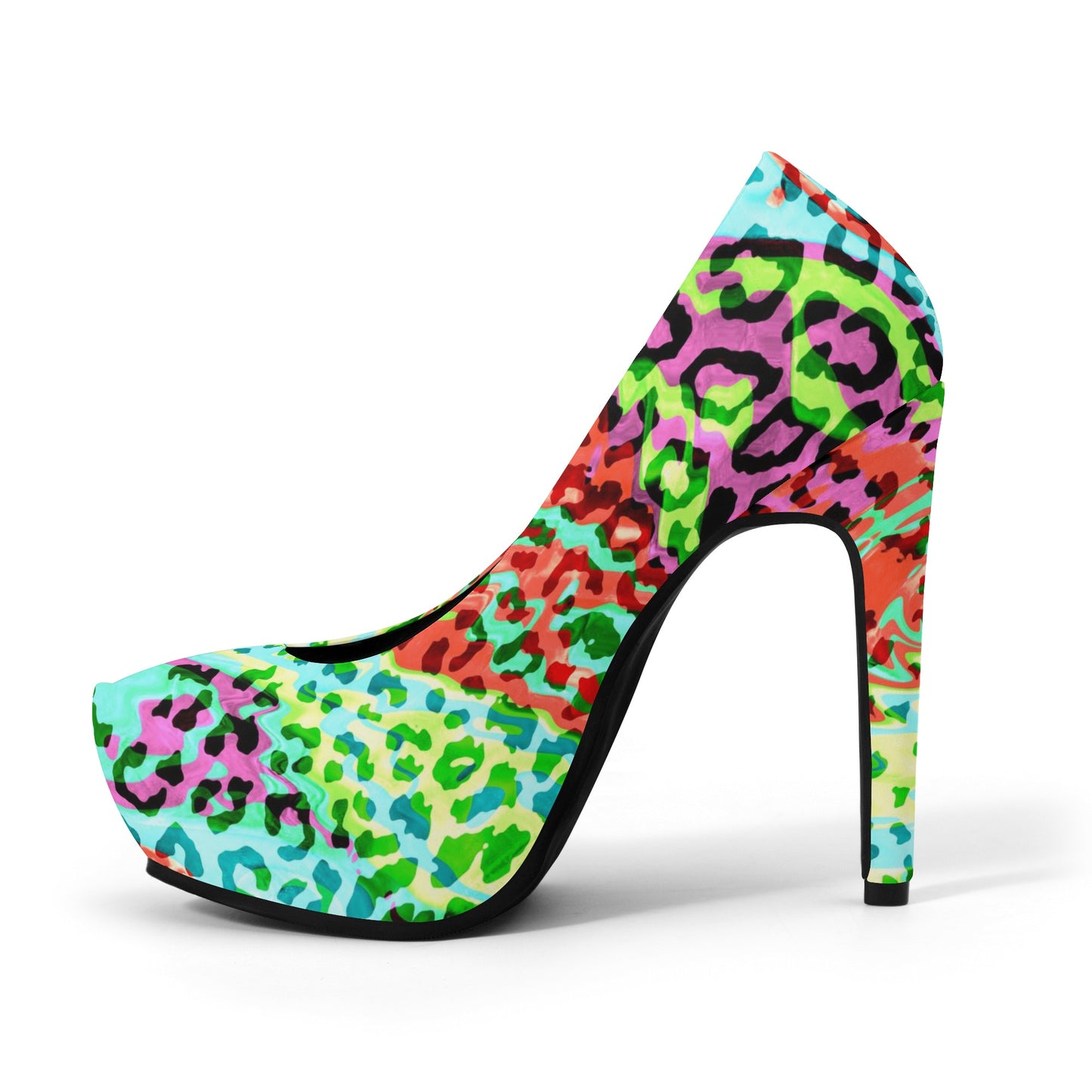 Candy Cat Ladies Stinger Platform Pumps