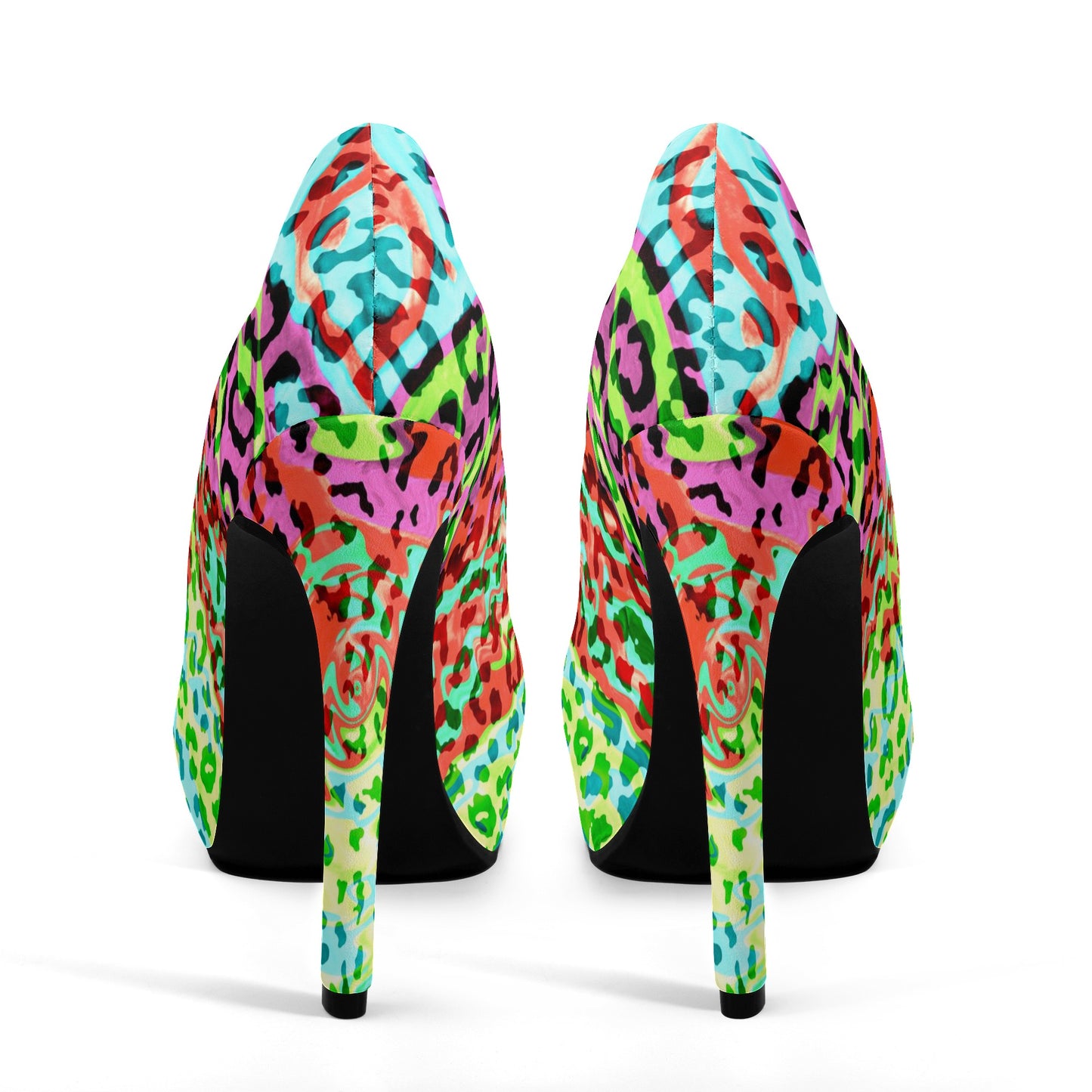 Candy Cat Ladies Stinger Platform Pumps