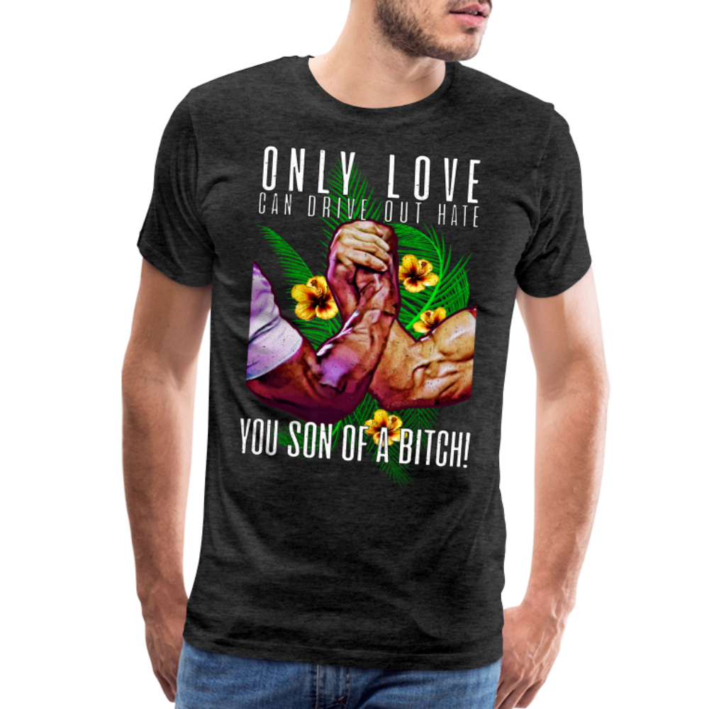 ONLY LOVE Men's Premium T-Shirt SSM* - charcoal grey
