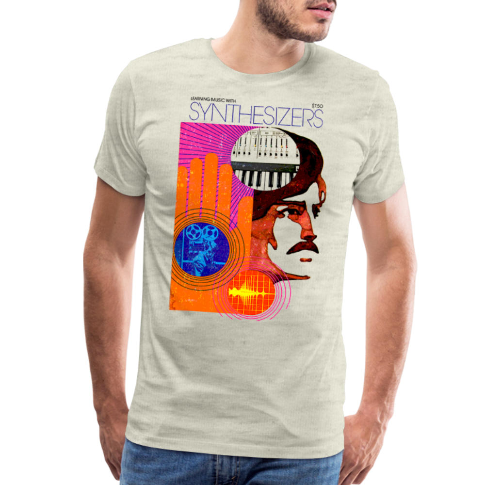 Synth Men's Premium T-Shirt SSM* - heather oatmeal