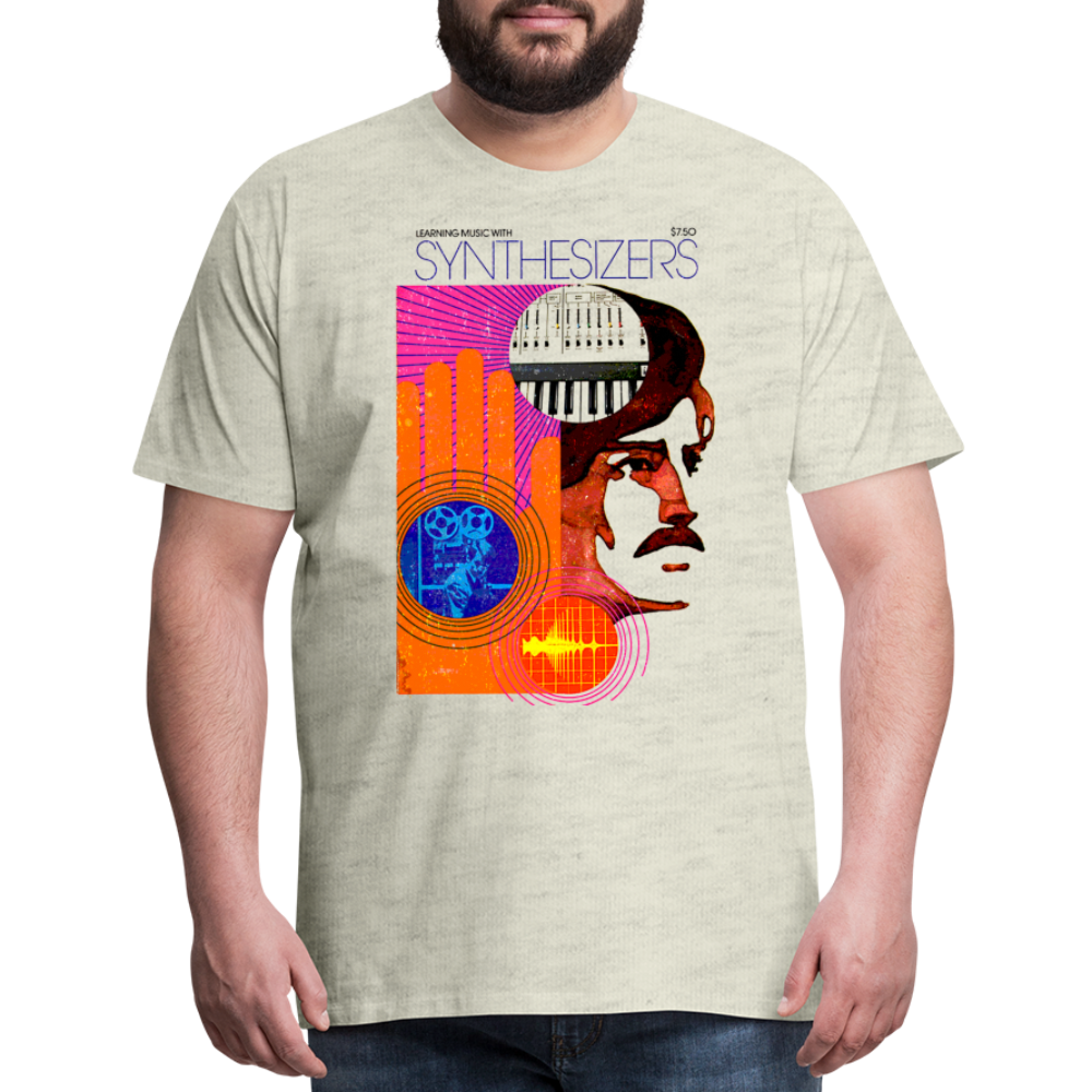 Synth Men's Premium T-Shirt SSM* - heather oatmeal