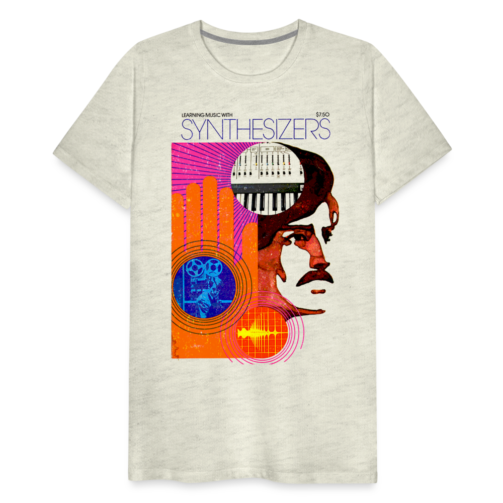 Synth Men's Premium T-Shirt SSM* - heather oatmeal