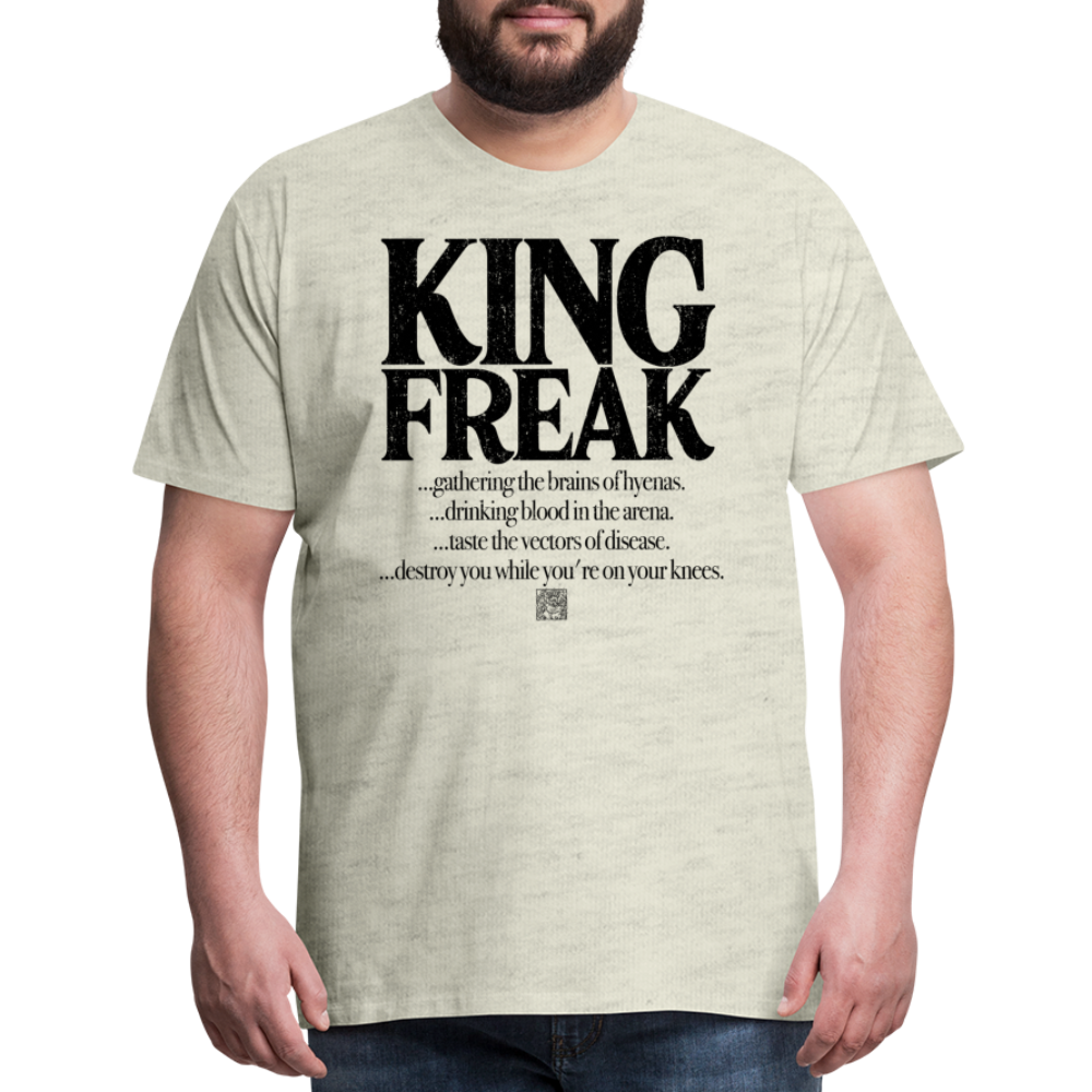 King Freak Men's Premium T-Shirt SSM* - heather oatmeal