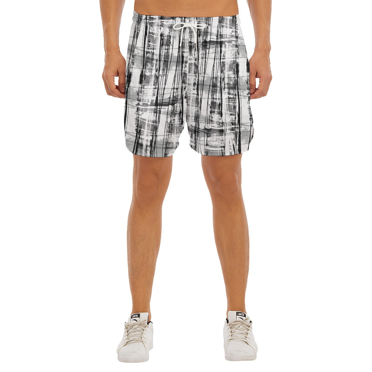NY Swirl Dudes Drawstring Chill Gym Shorts