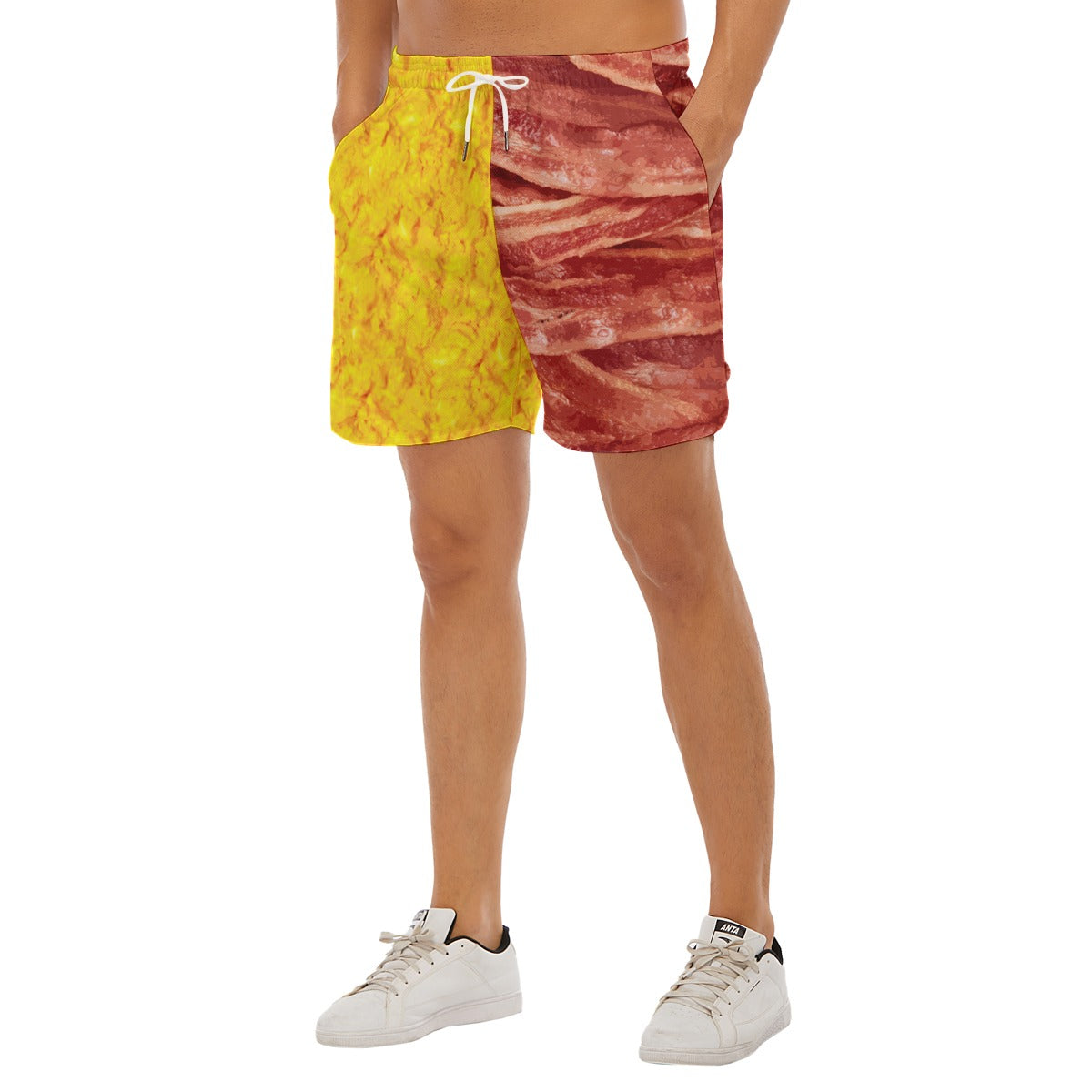 Wakey Wakey! Dudes Drawstring Chill Gym Shorts