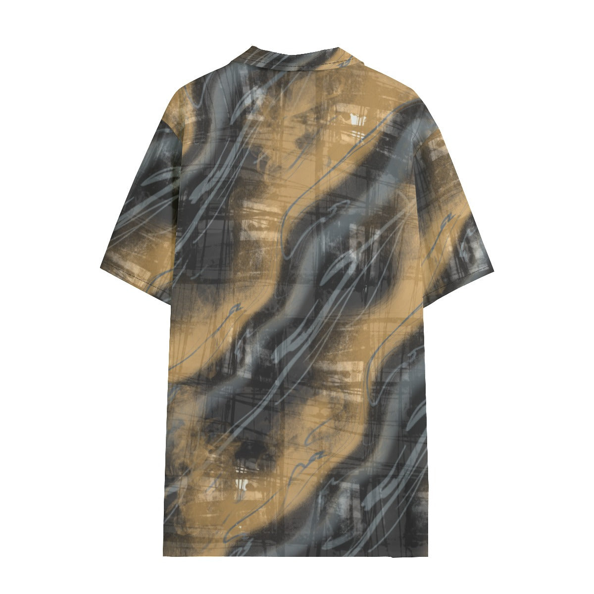 Caramel Fog Dudes Button Down Hawaiian Shirt