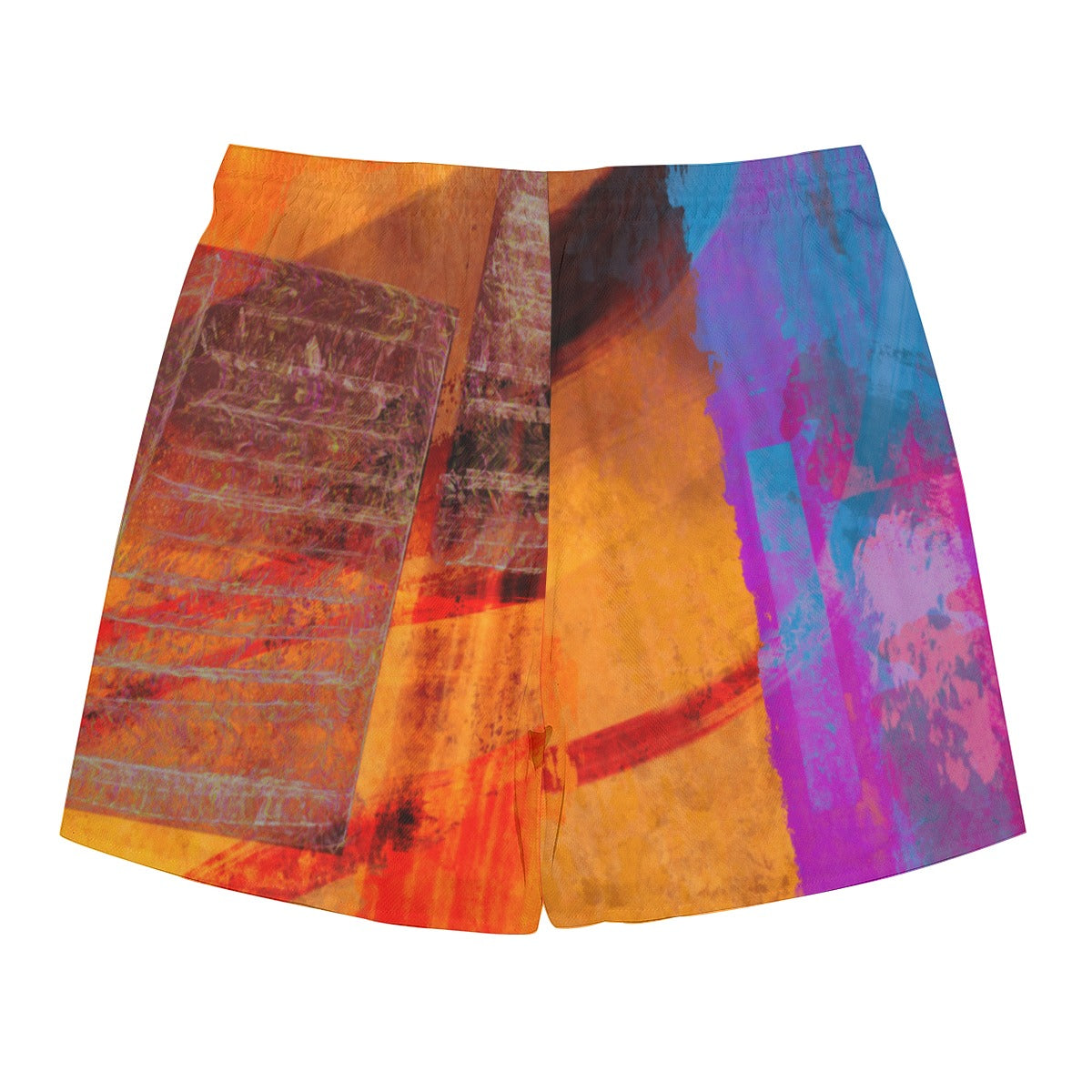NY Gouache Dudes Drawstring Chill Gym Shorts