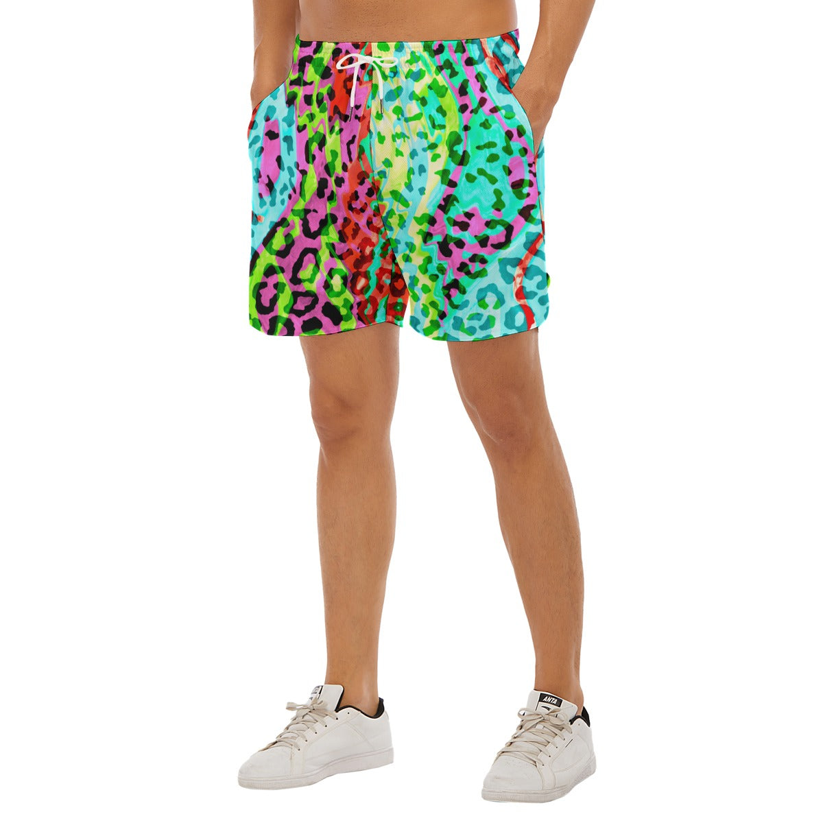 Candy Cat Dudes Drawstring Chill Gym Shorts