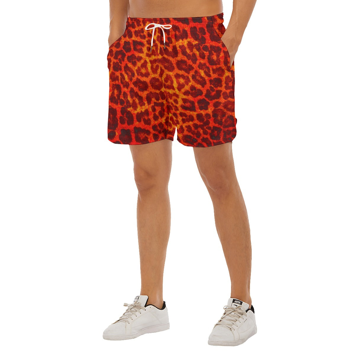 Metal Cheetah Dudes Drawstring Chill Gym Shorts