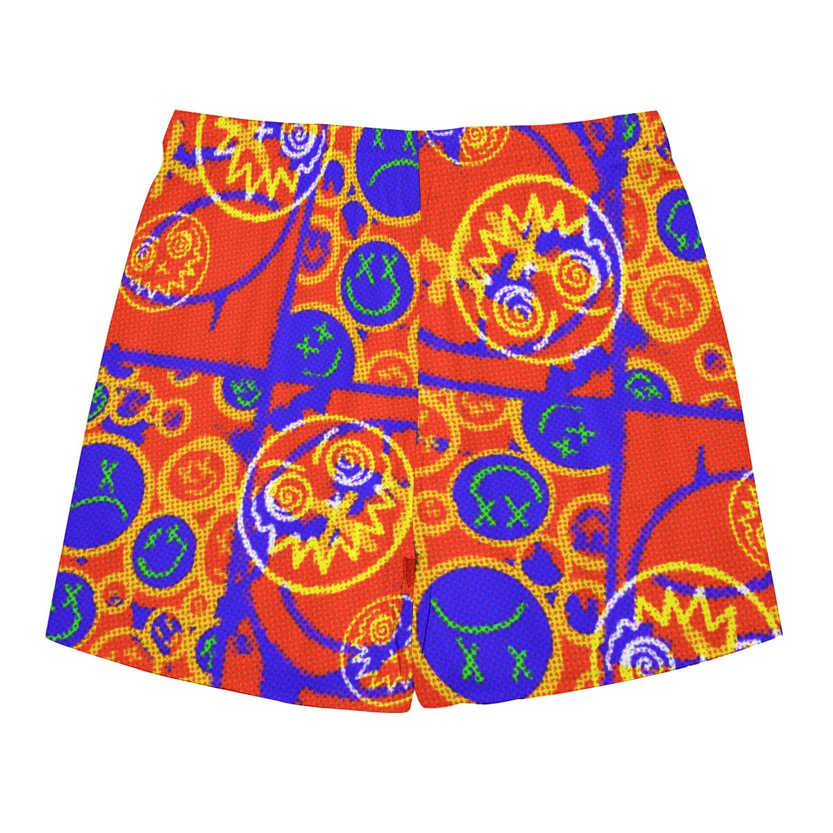 Smiley Pie Dudes Drawstring Chill Gym Shorts