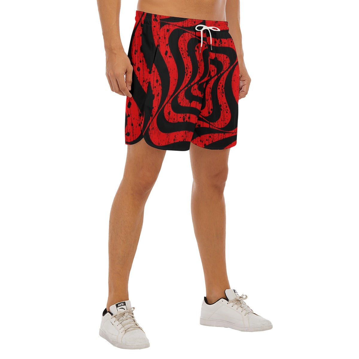 Blood Illusion Dudes Drawstring Chill Gym Shorts