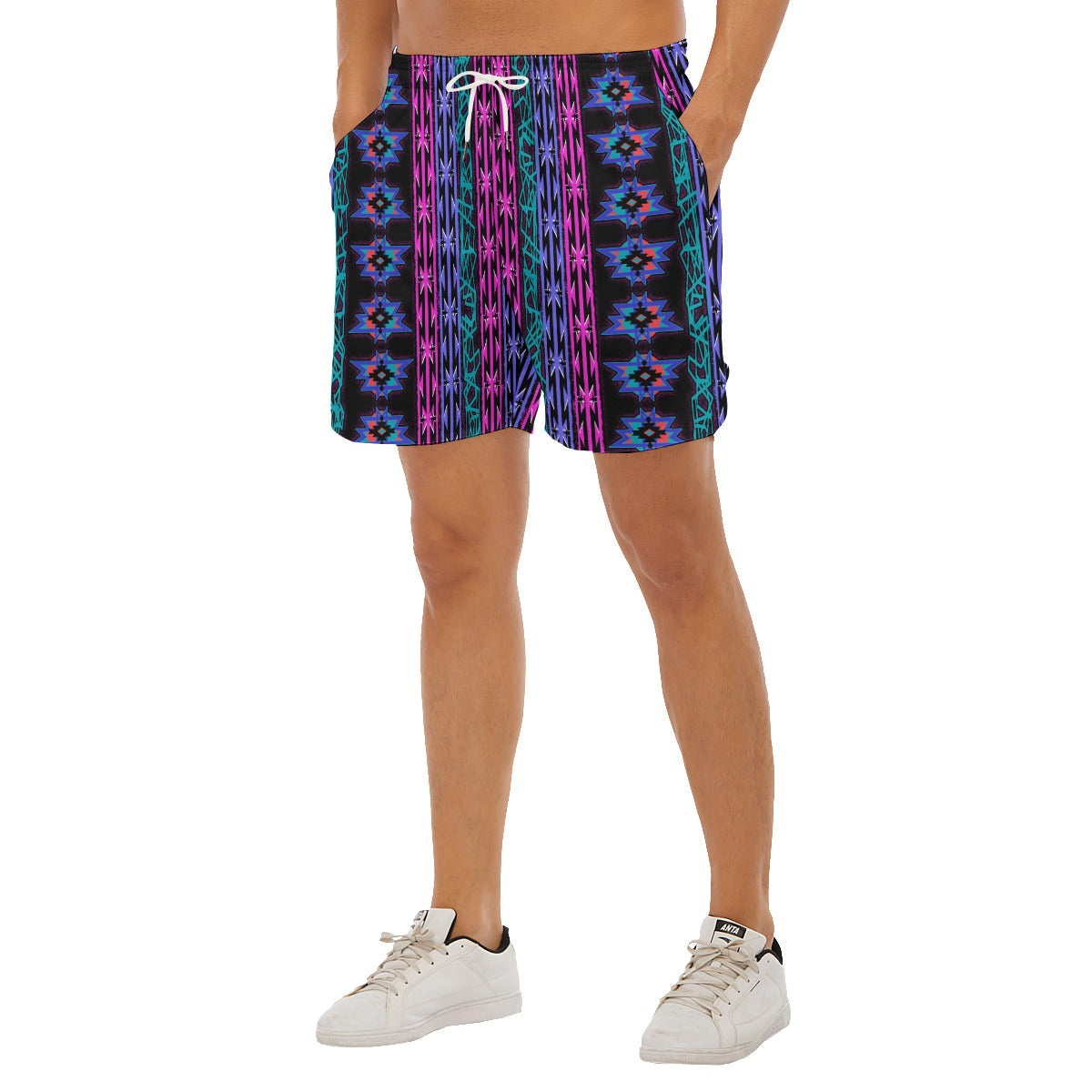 Southwest Scramble Dudes Drawstring Chill Gym Shorts