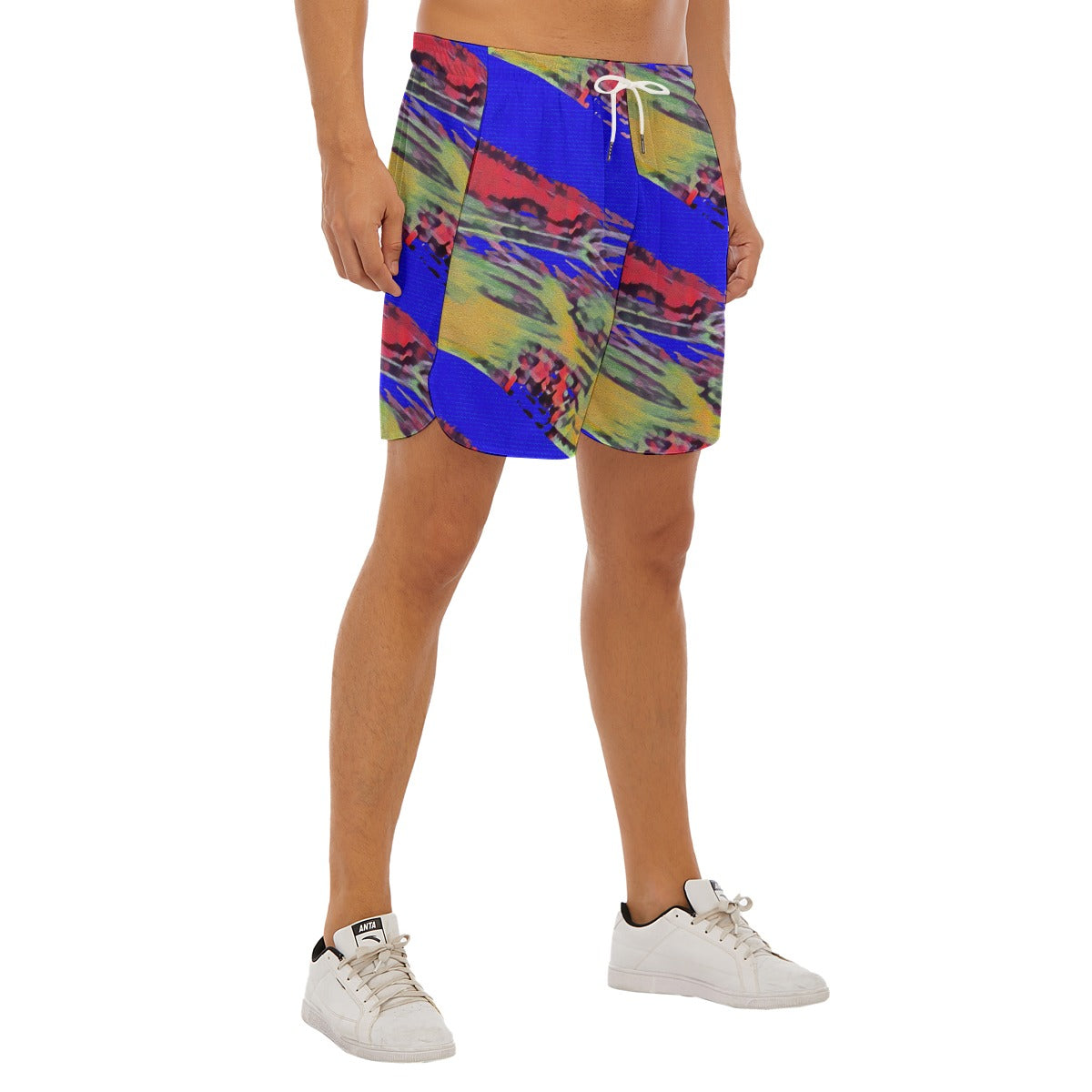 NY Strokes Dudes Drawstring Chill Gym Shorts