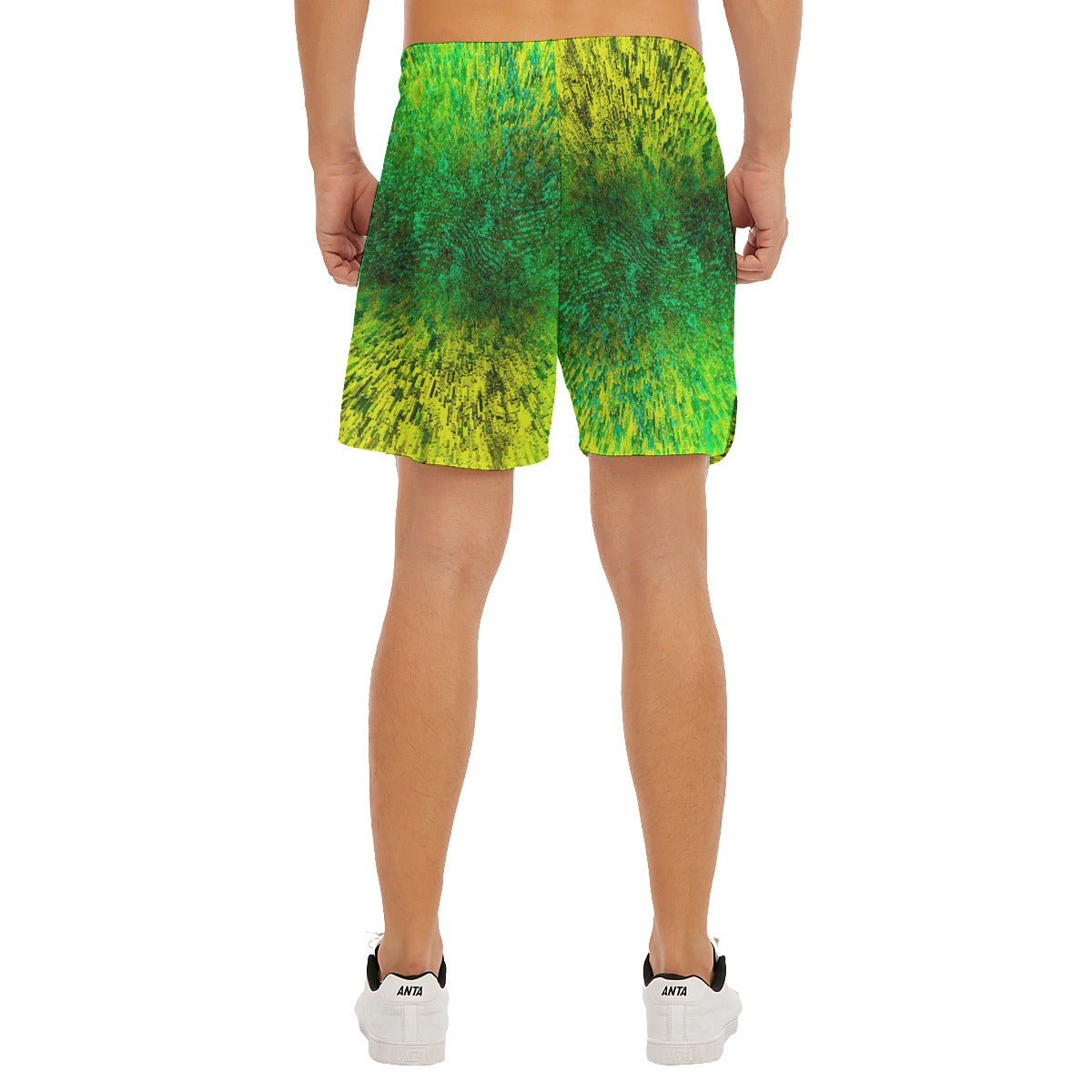 Dino-Cubed Dudes Drawstring Chill Gym Shorts
