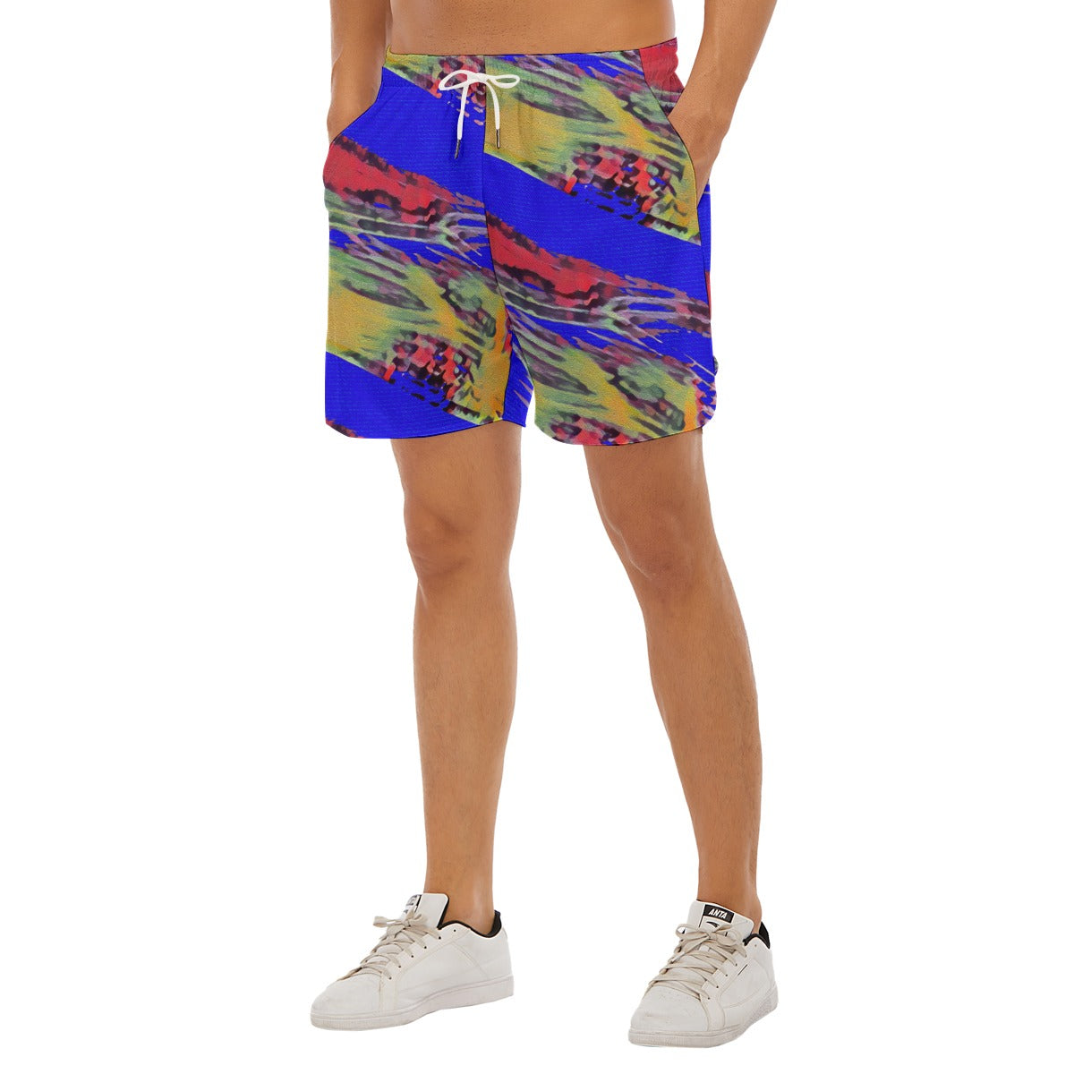 NY Strokes Dudes Drawstring Chill Gym Shorts