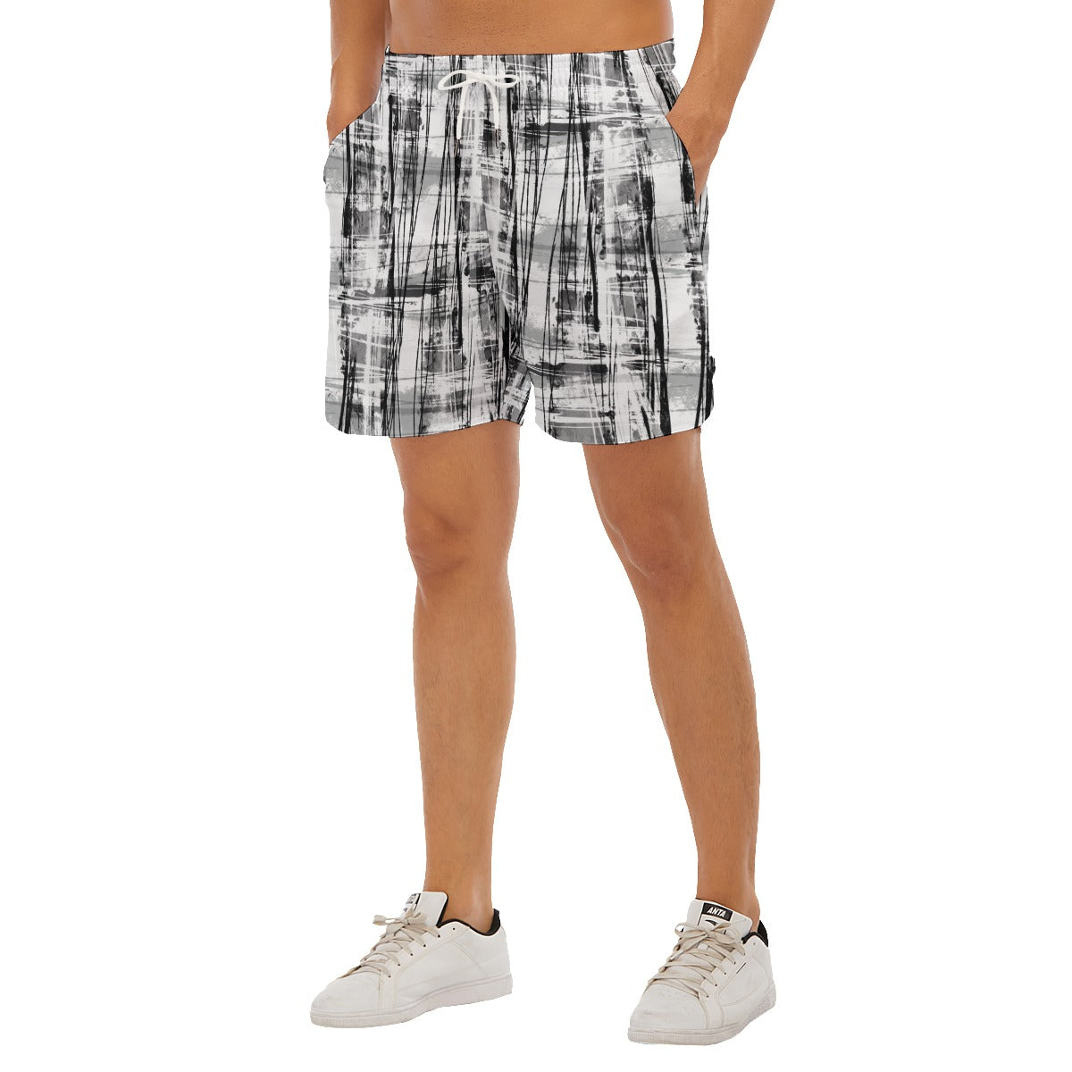NY Swirl Dudes Drawstring Chill Gym Shorts