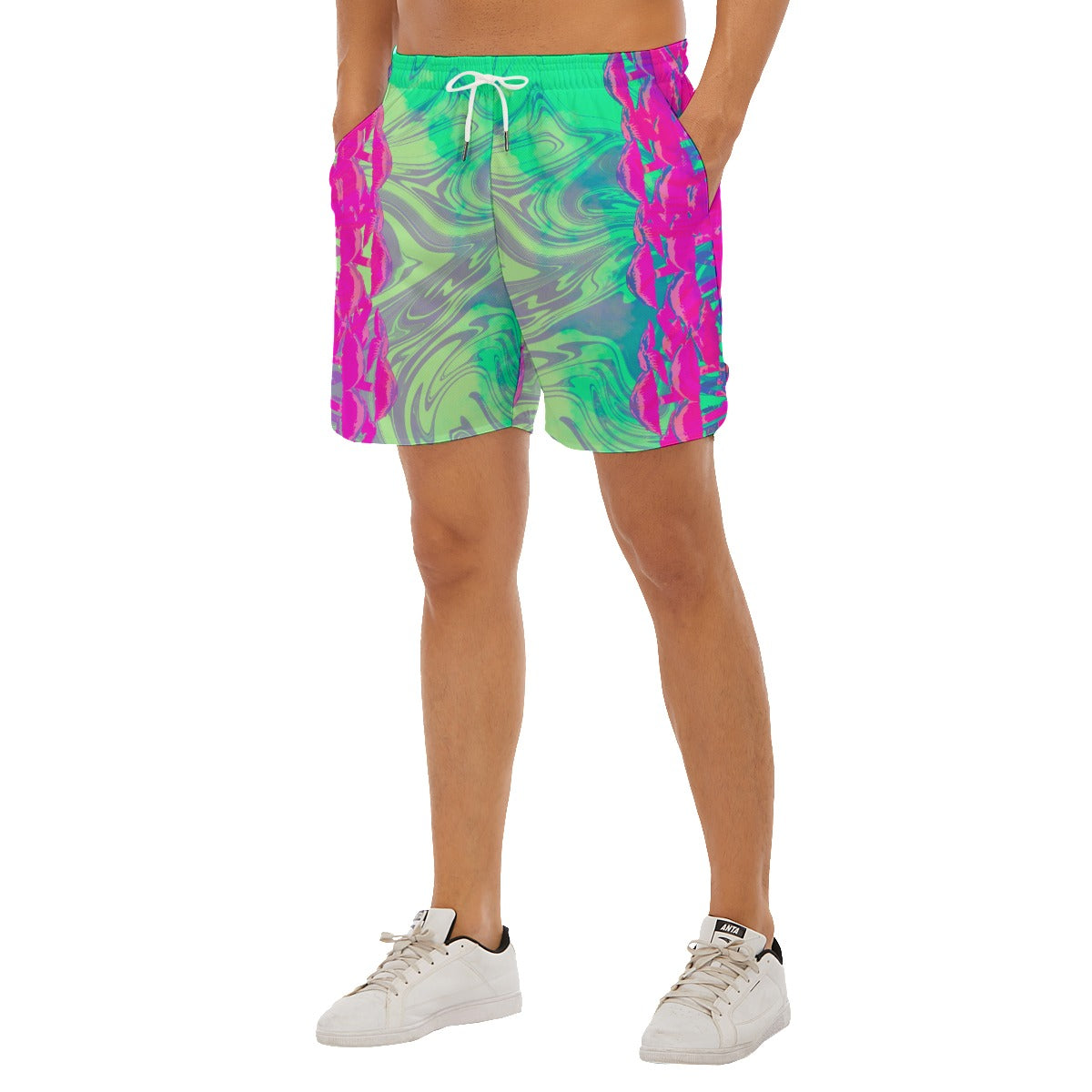 Fun Caps Dudes Drawstring Chill Gym Shorts