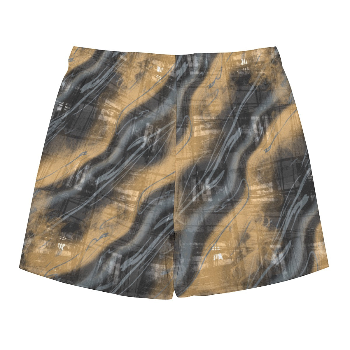 Caramel Fog Dudes Drawstring Chill Gym Shorts