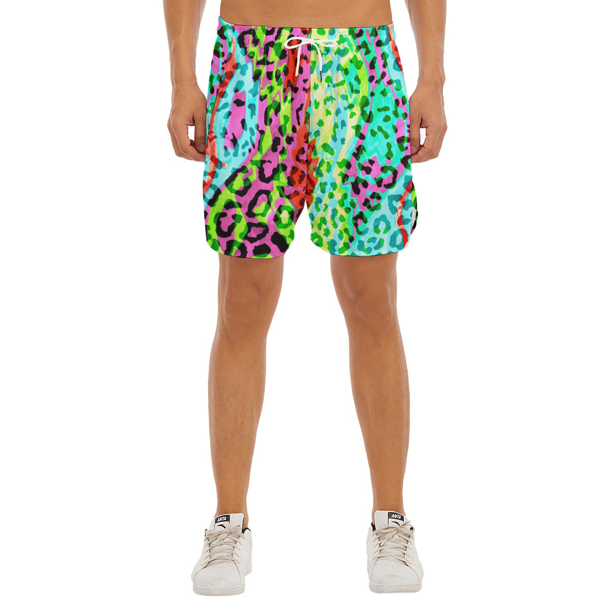 Candy Cat Dudes Drawstring Chill Gym Shorts