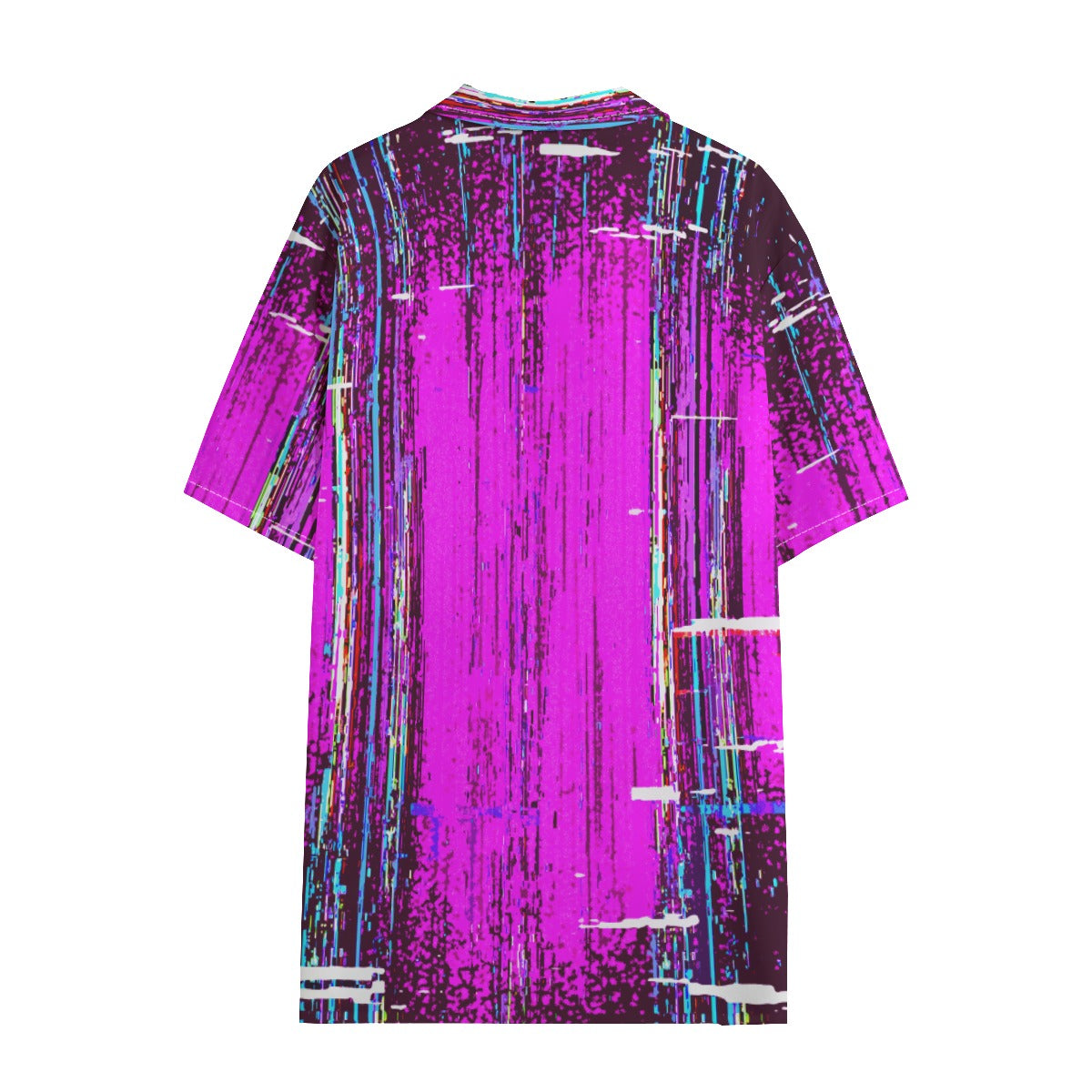 Static Box Dudes Polyester Hawaiian Button Down Shirt