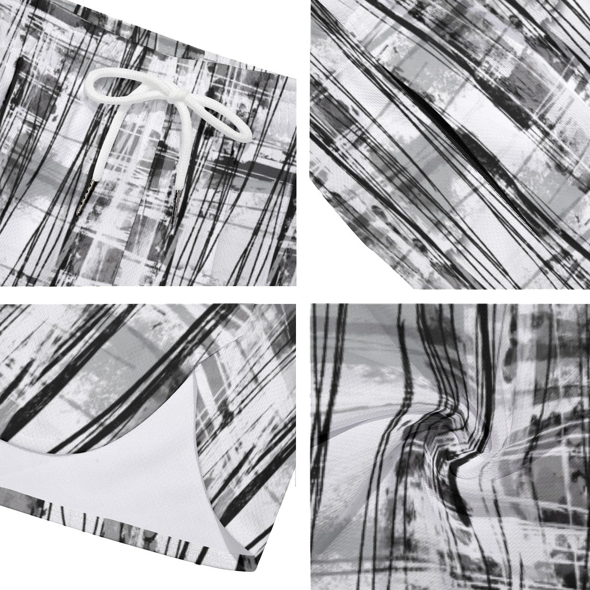 NY Swirl Dudes Drawstring Chill Gym Shorts