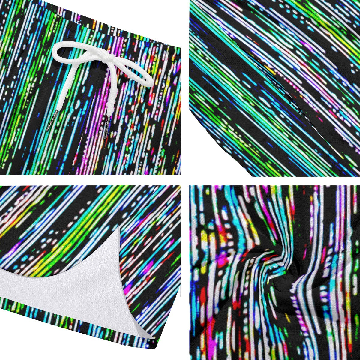 Static Late Night Dudes Drawstring Chill Gym Shorts