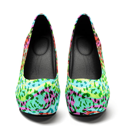 Candy Cat Ladies Stinger Platform Pumps