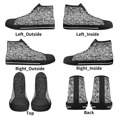Acid Etch Dudes Astros High Top Shoes