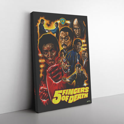 King Boxer Canvas Print Wall Art
