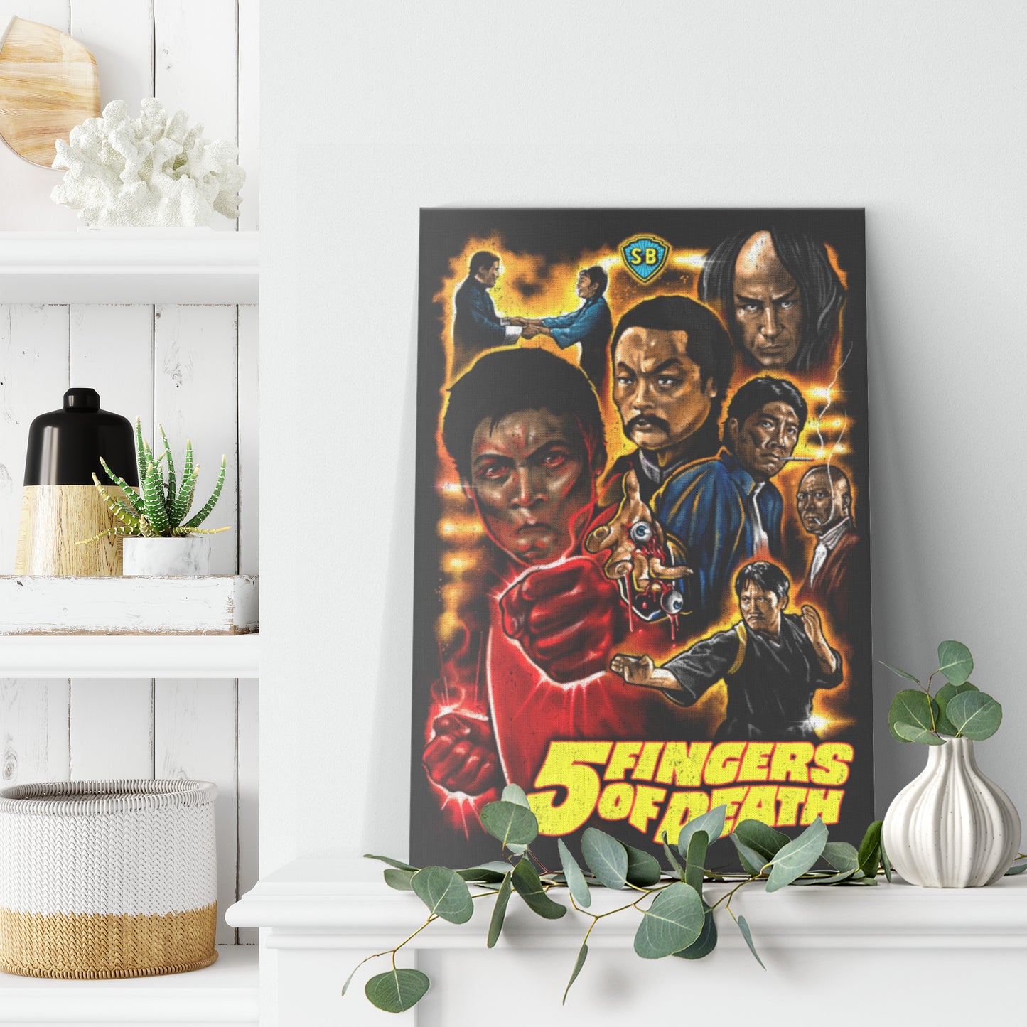 King Boxer Canvas Print Wall Art