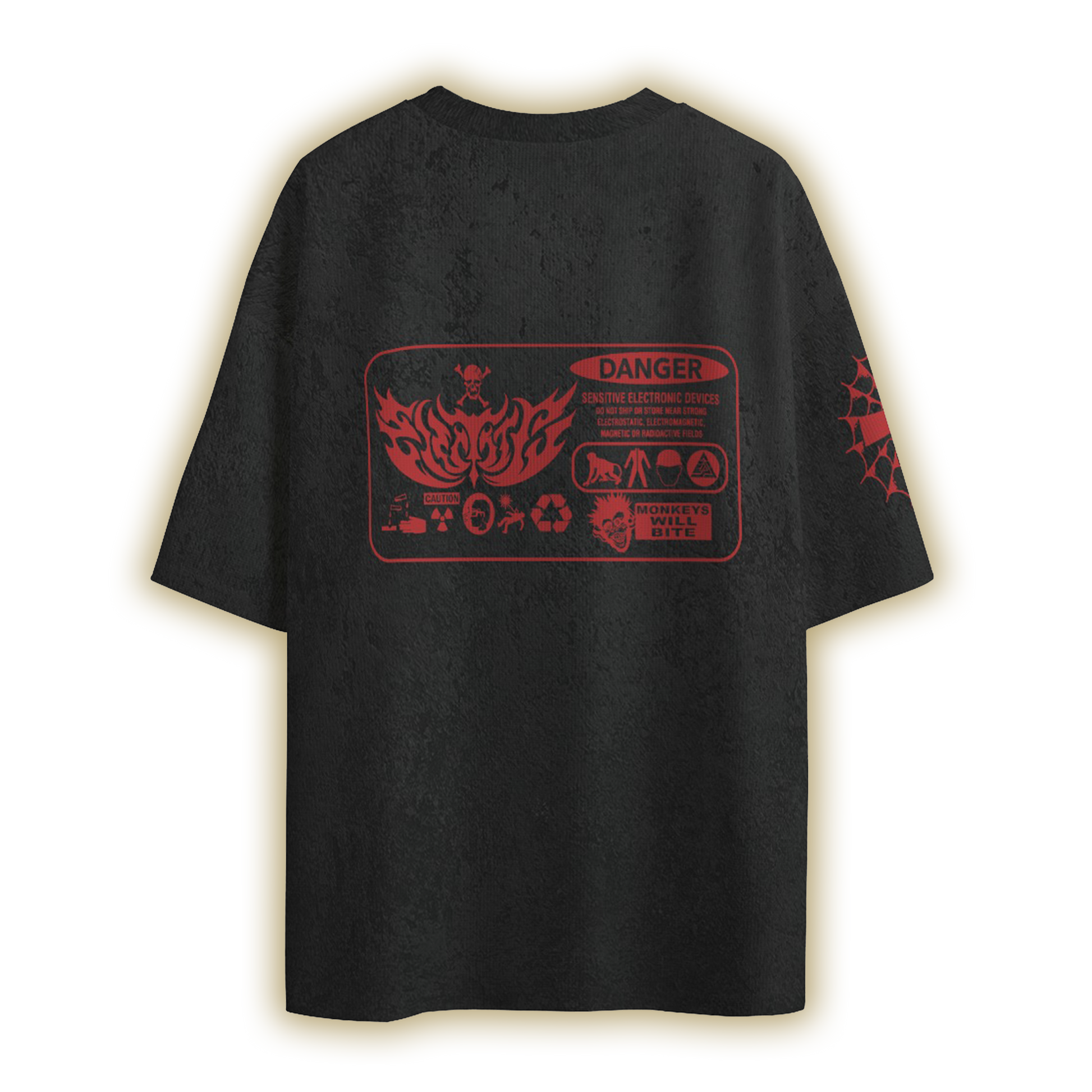 Chrome Bone All-Over Oversized Tee