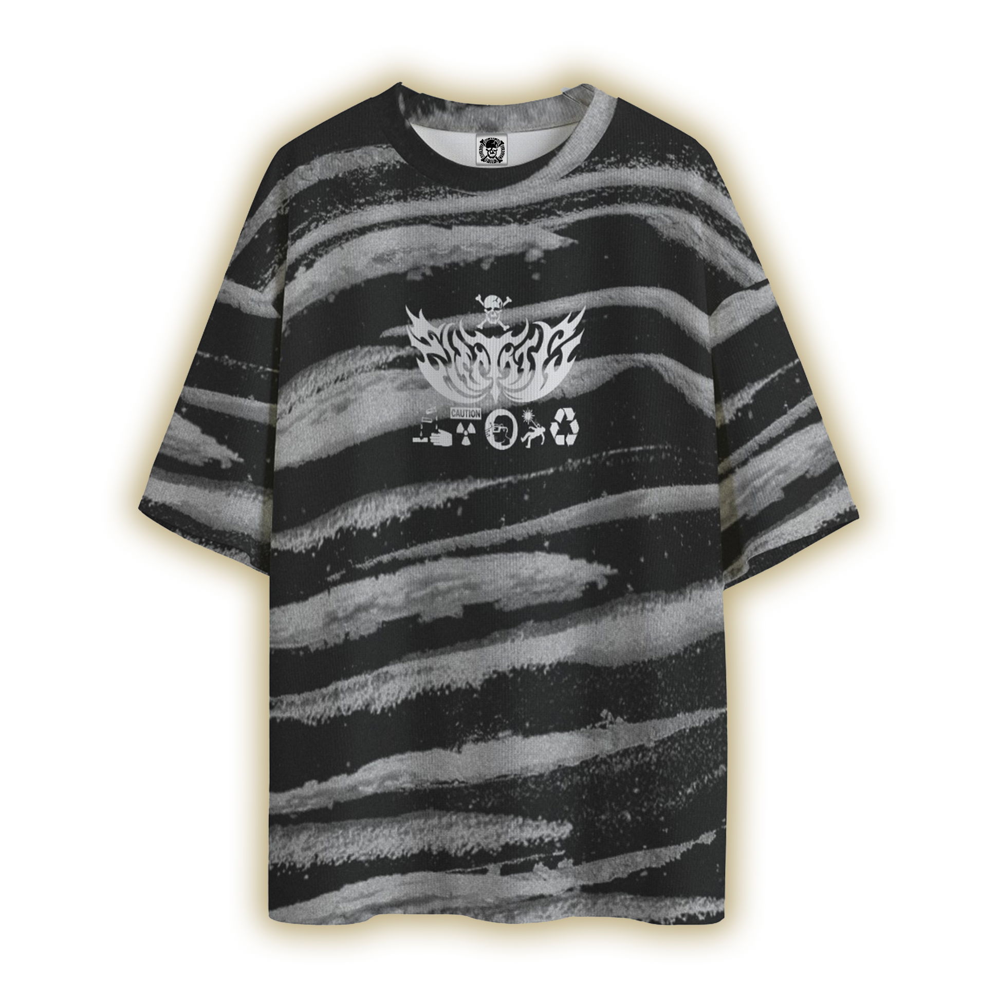 Rails All-Over Oversized Tee