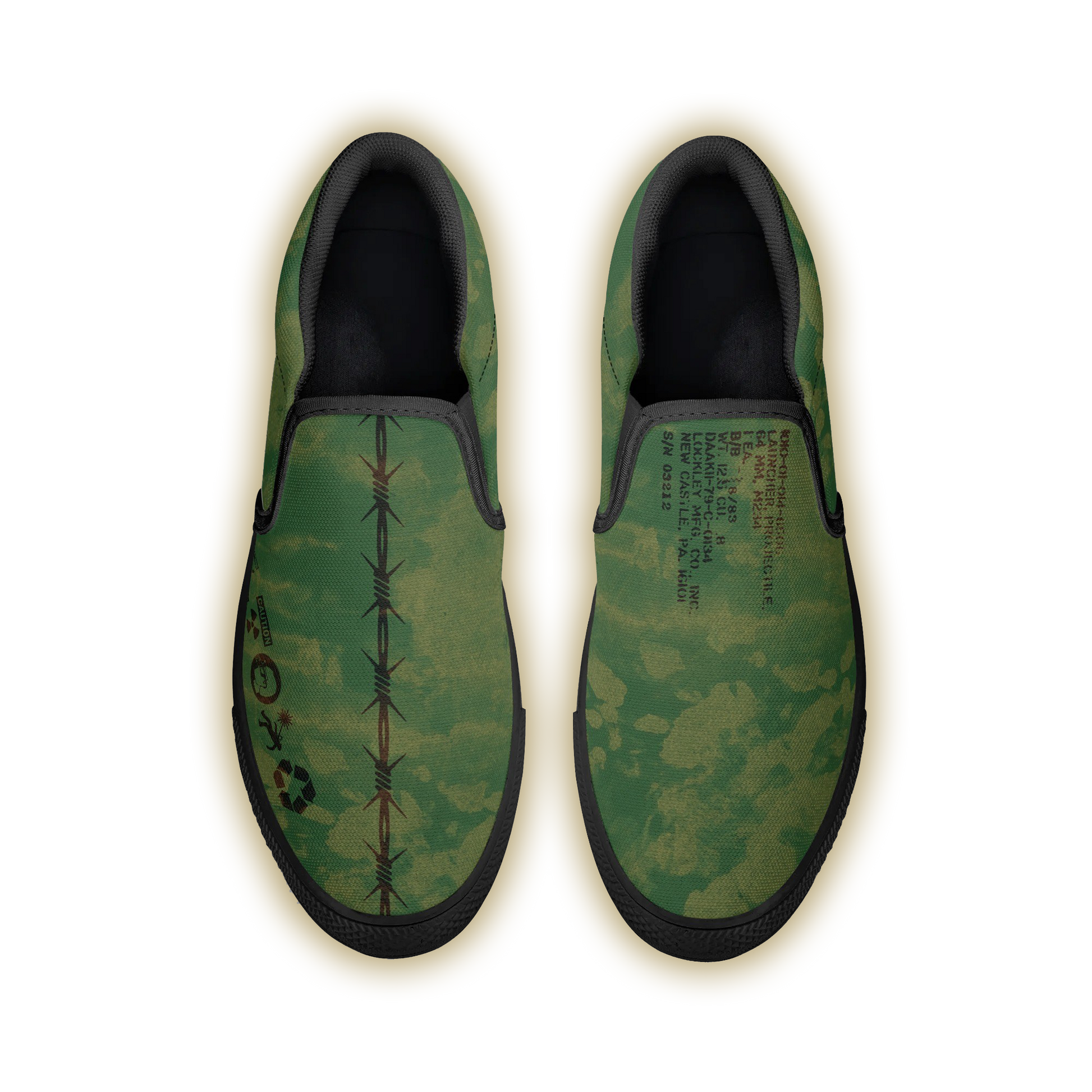 Verde "John J." Slip On Sneakers