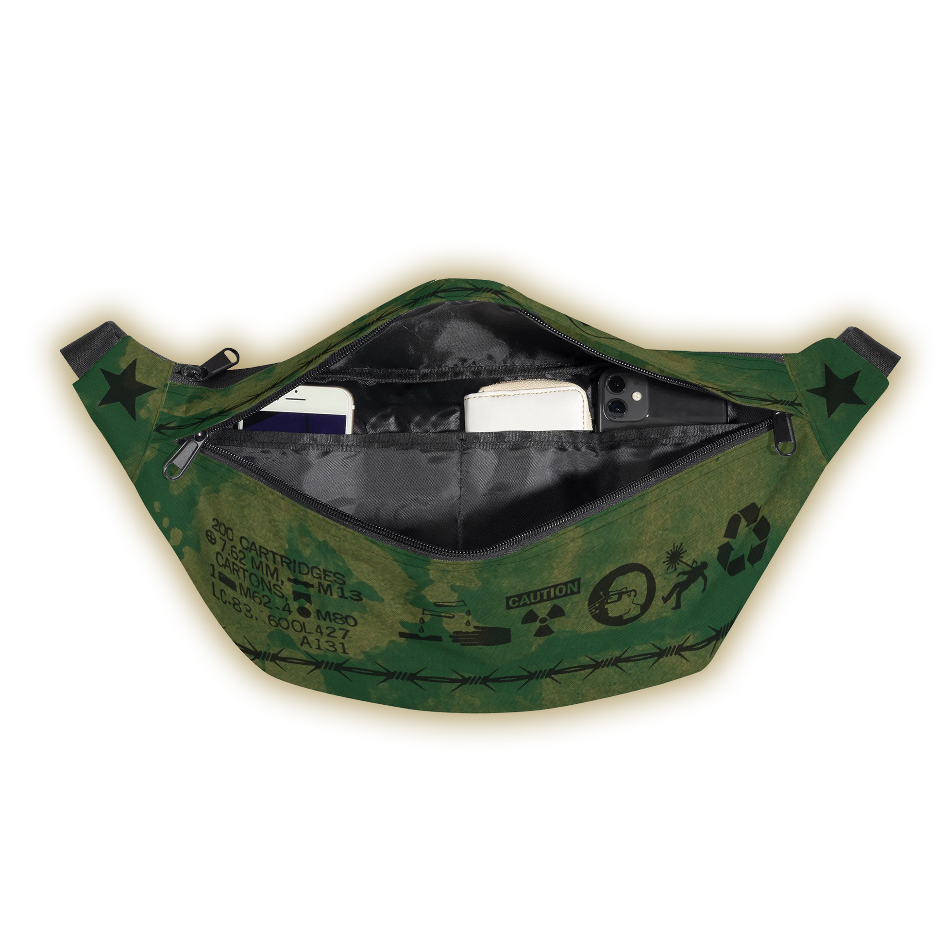 Verde "John J." Large Fanny Sak