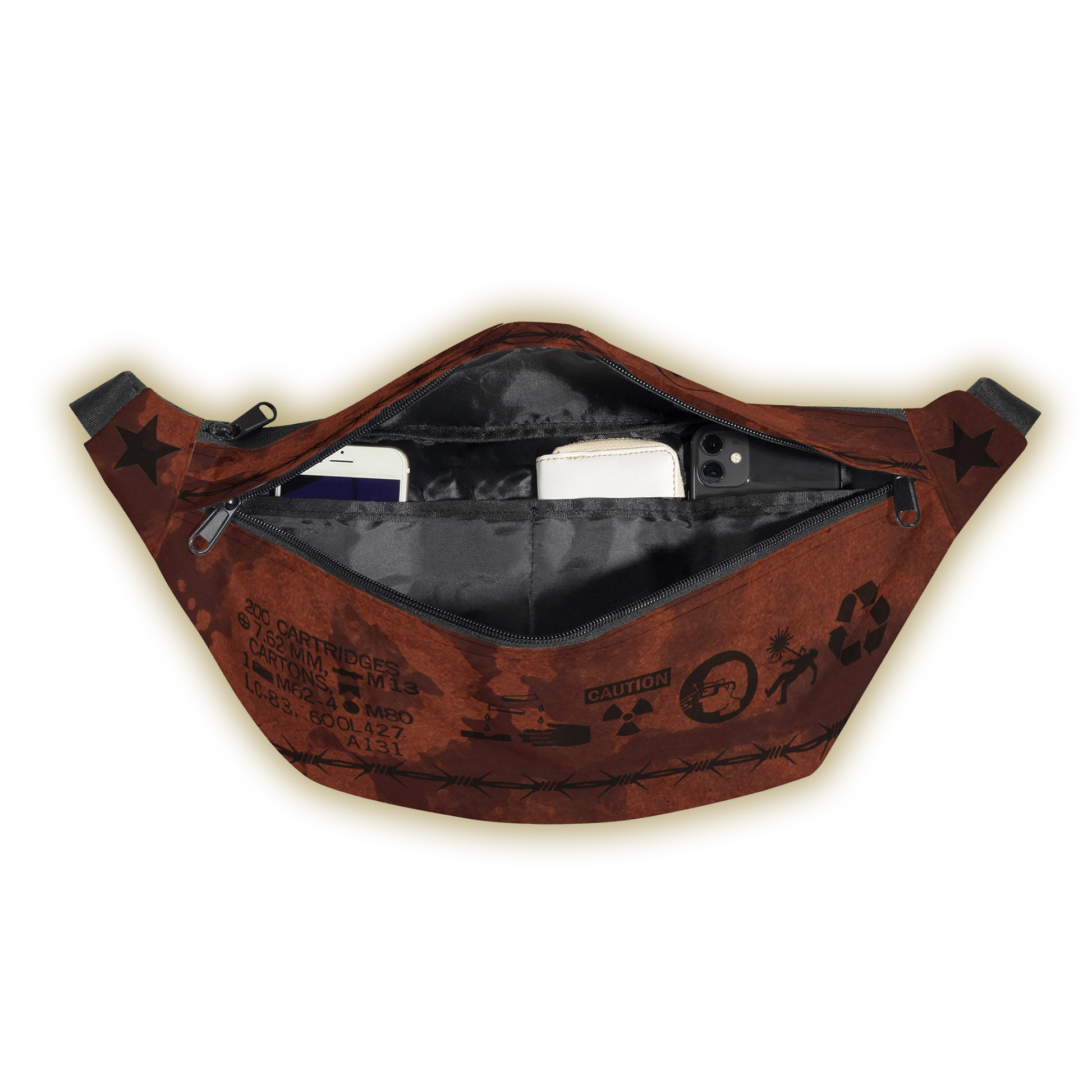 Rojo "John J." Large Fanny Sak