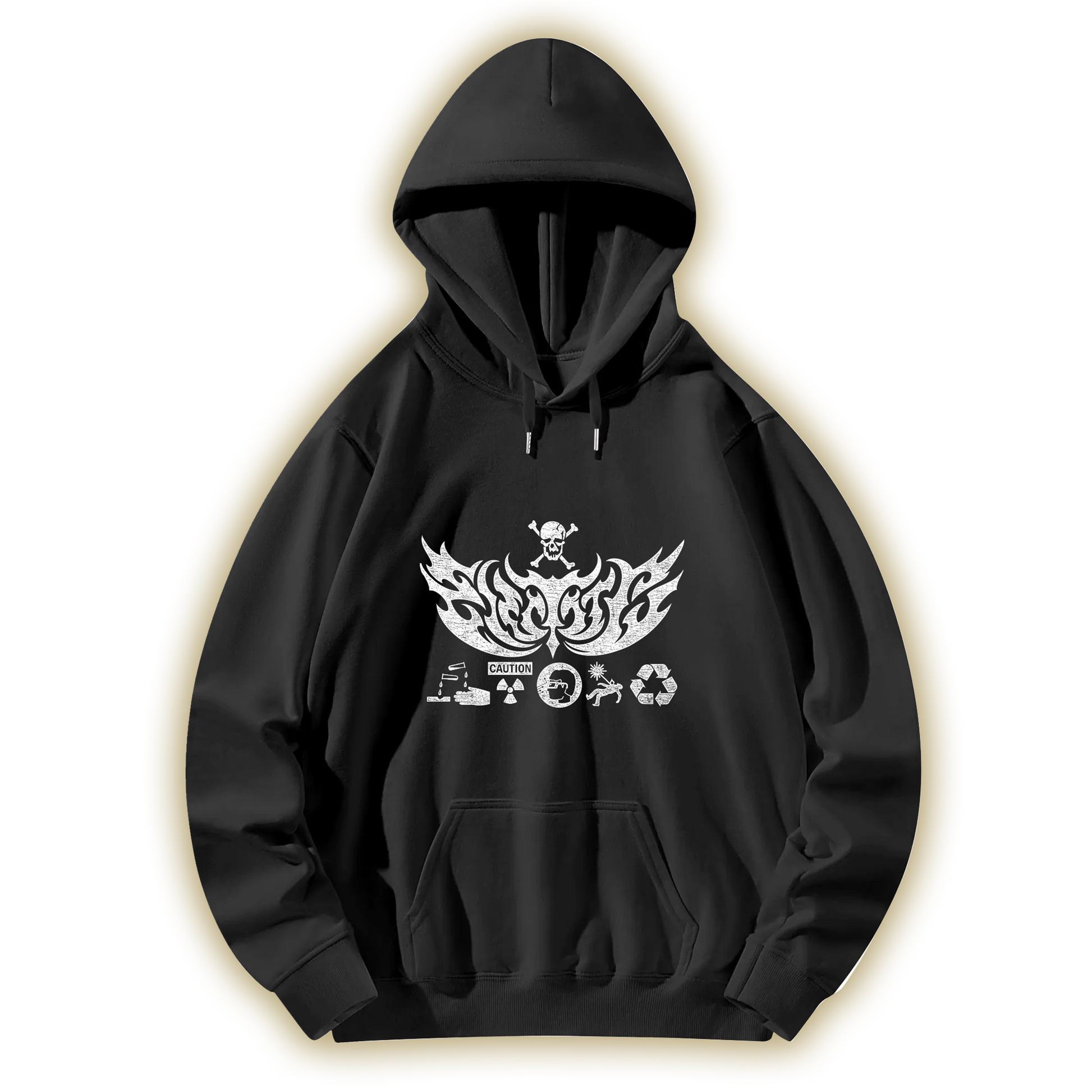 Grid Girl Cotton Hoodie