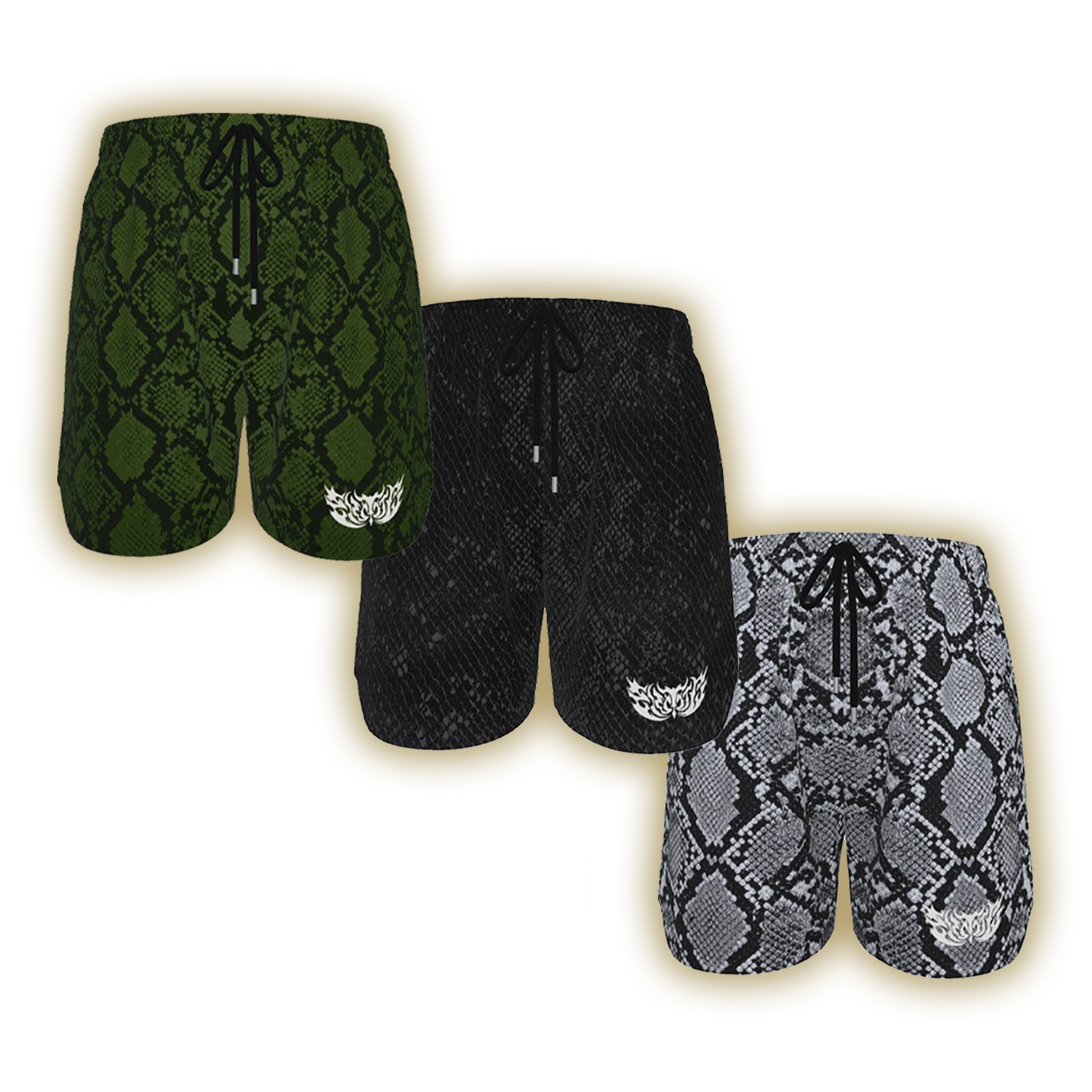 Deadly Viper Mesh Shorts 3-PACK