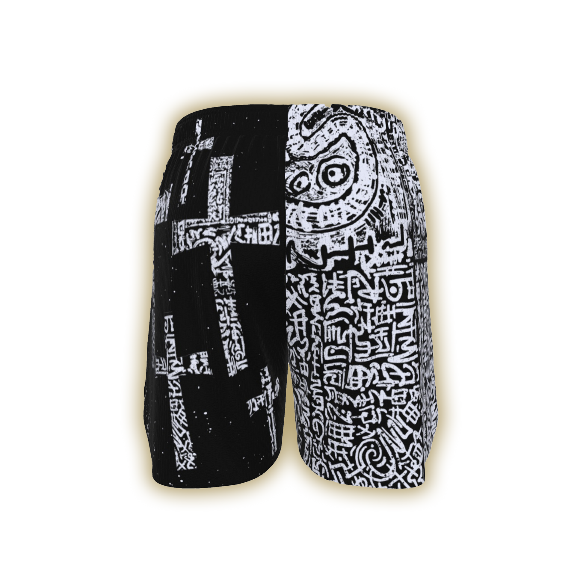 Scribe Cross All-Over Mesh Shorts