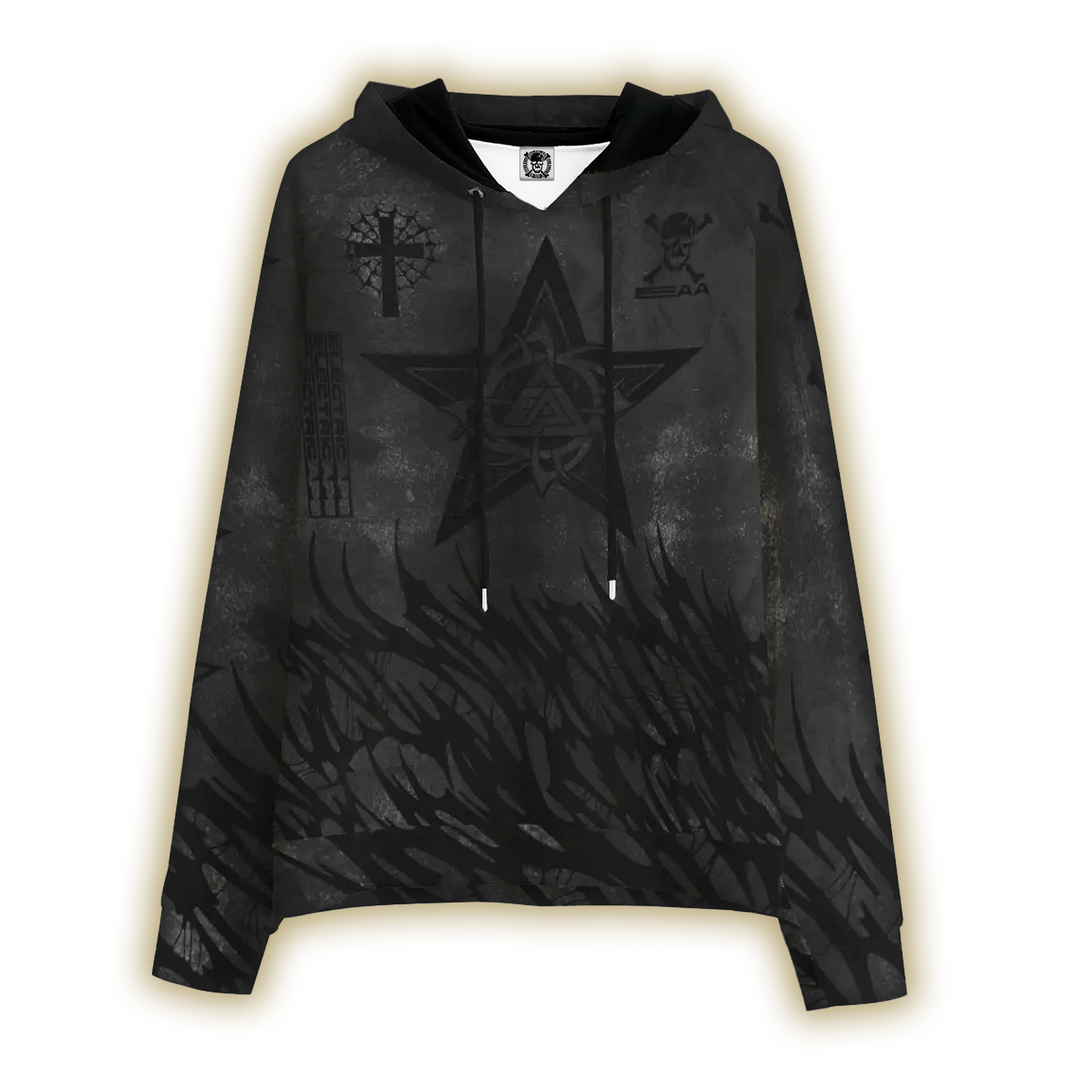 Slums Raglan Pullover Hoodie