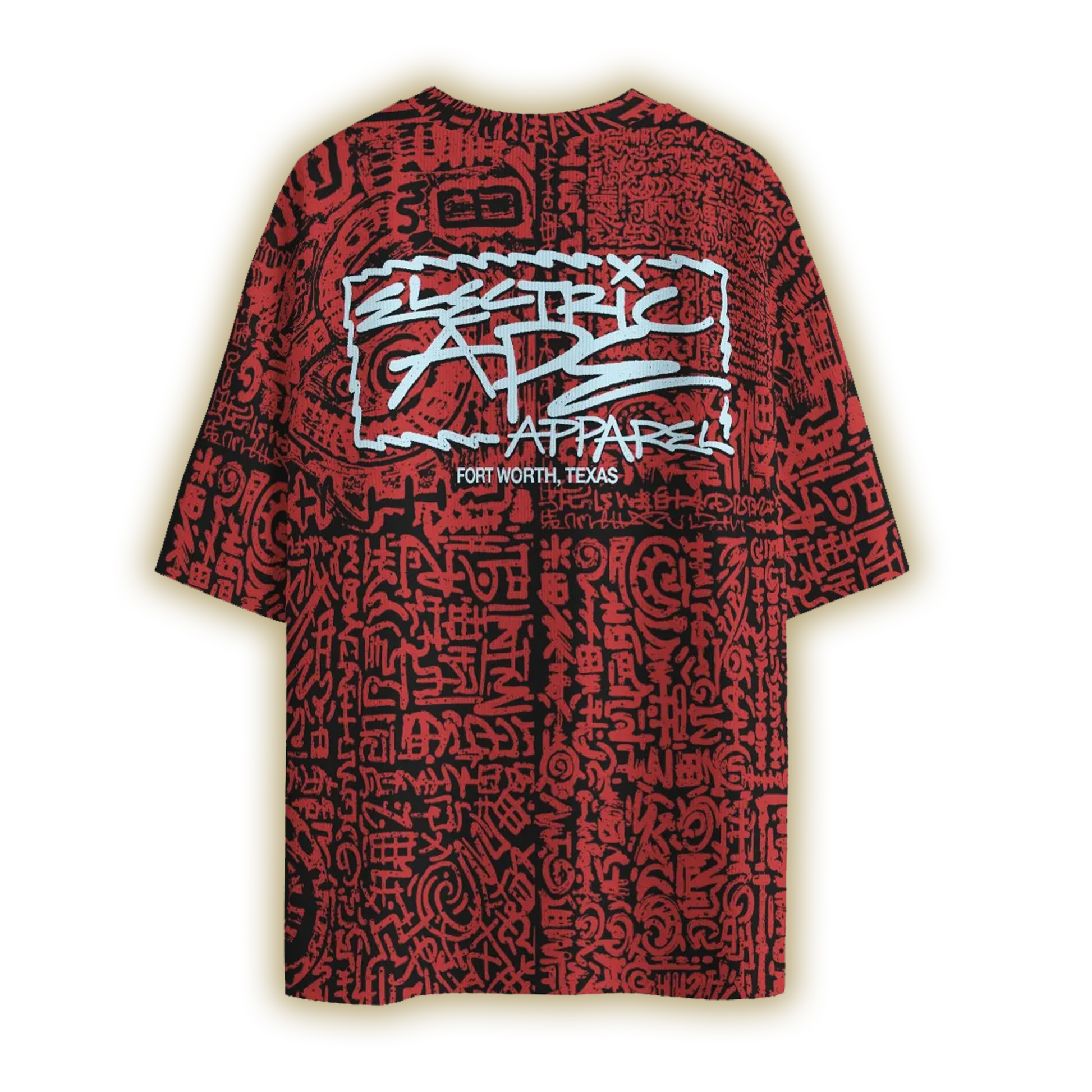 Chrome Bone All-Over Oversized Tee