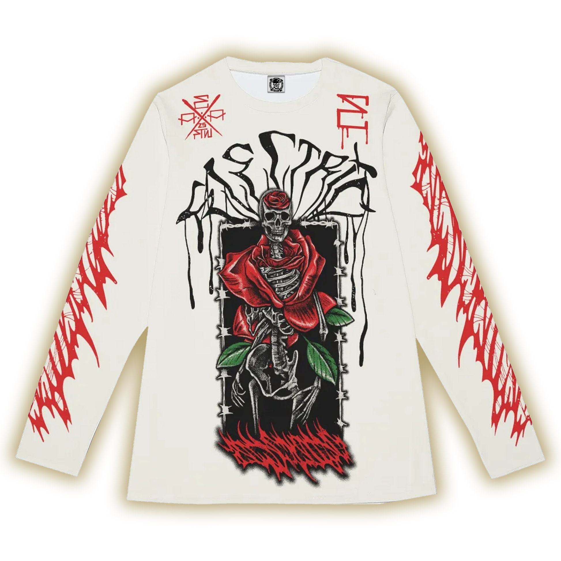 Flow & Roses All-Over Long sleeve Tee