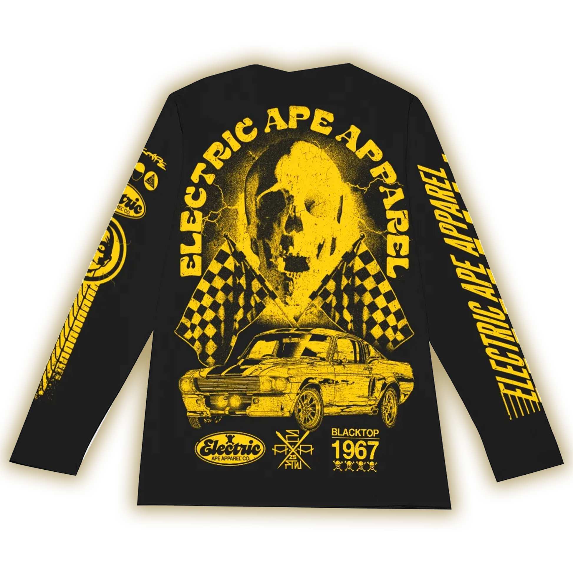 1967 Blacktop All-Over Long Sleeve Tee