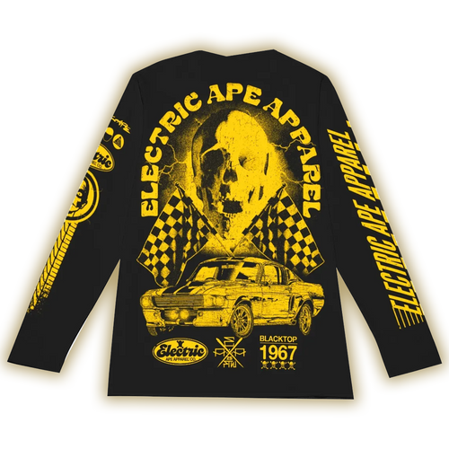 1967 Blacktop All-Over Long Sleeve Tee