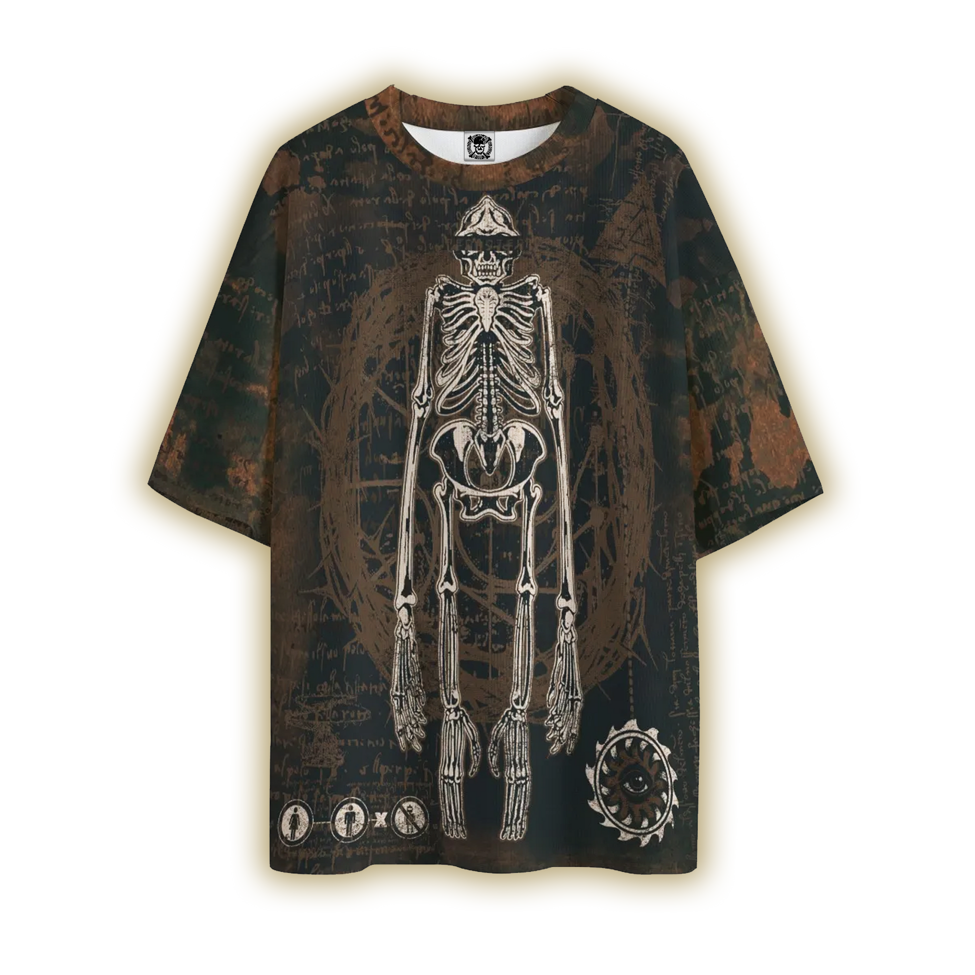 Redacted All-Over Oversized Tee