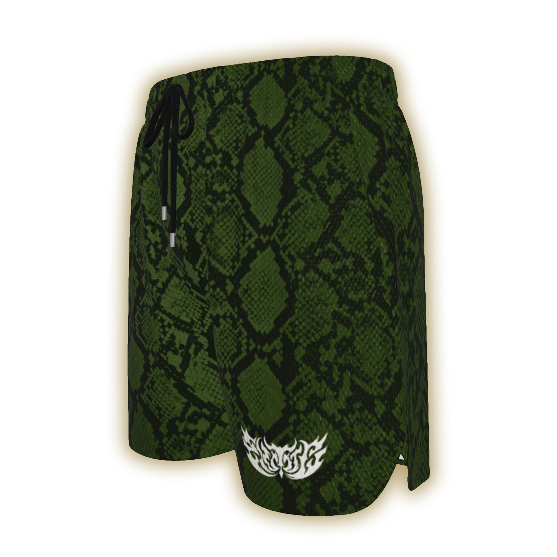 Green Viper All-Over Mesh Shorts