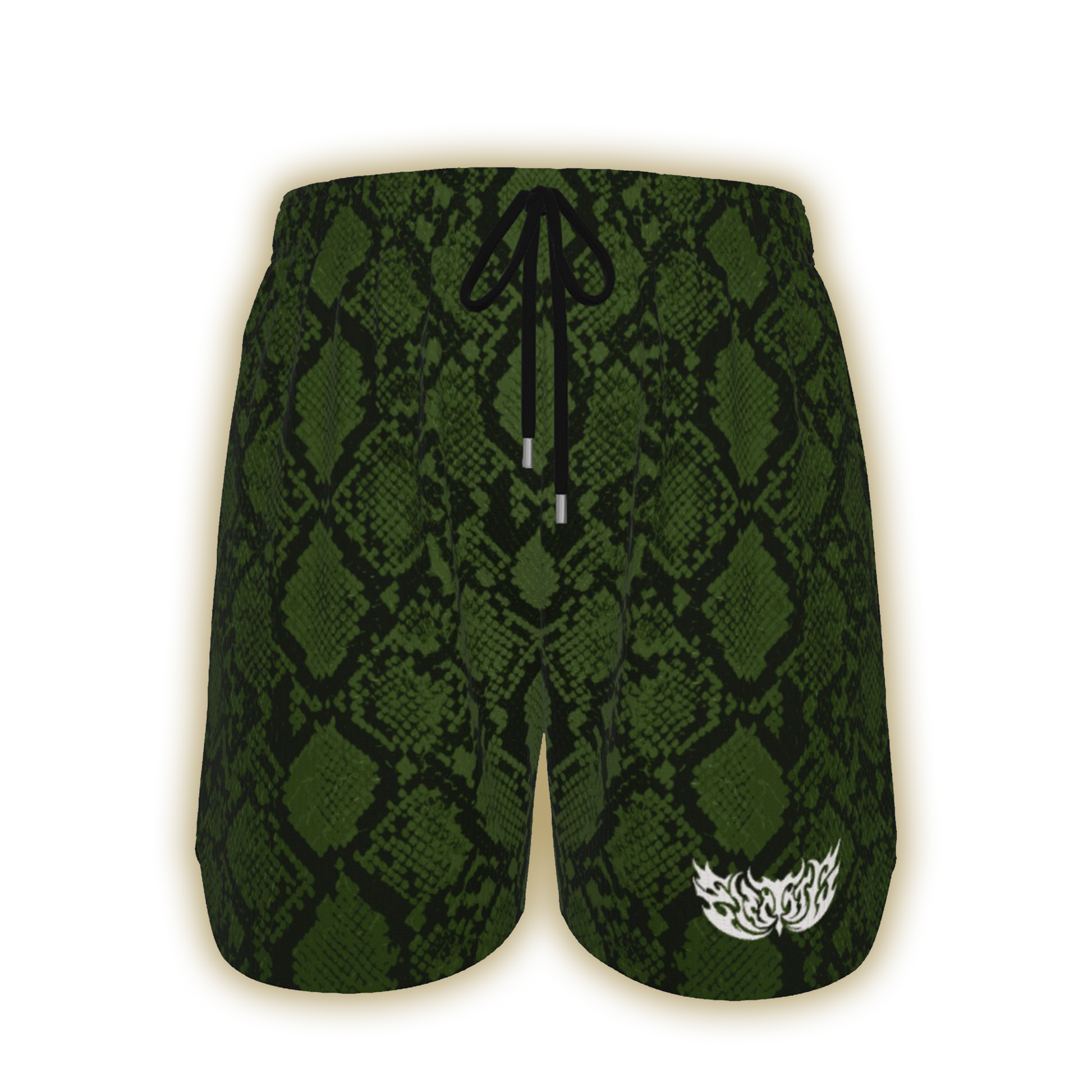 Green Viper All-Over Mesh Shorts