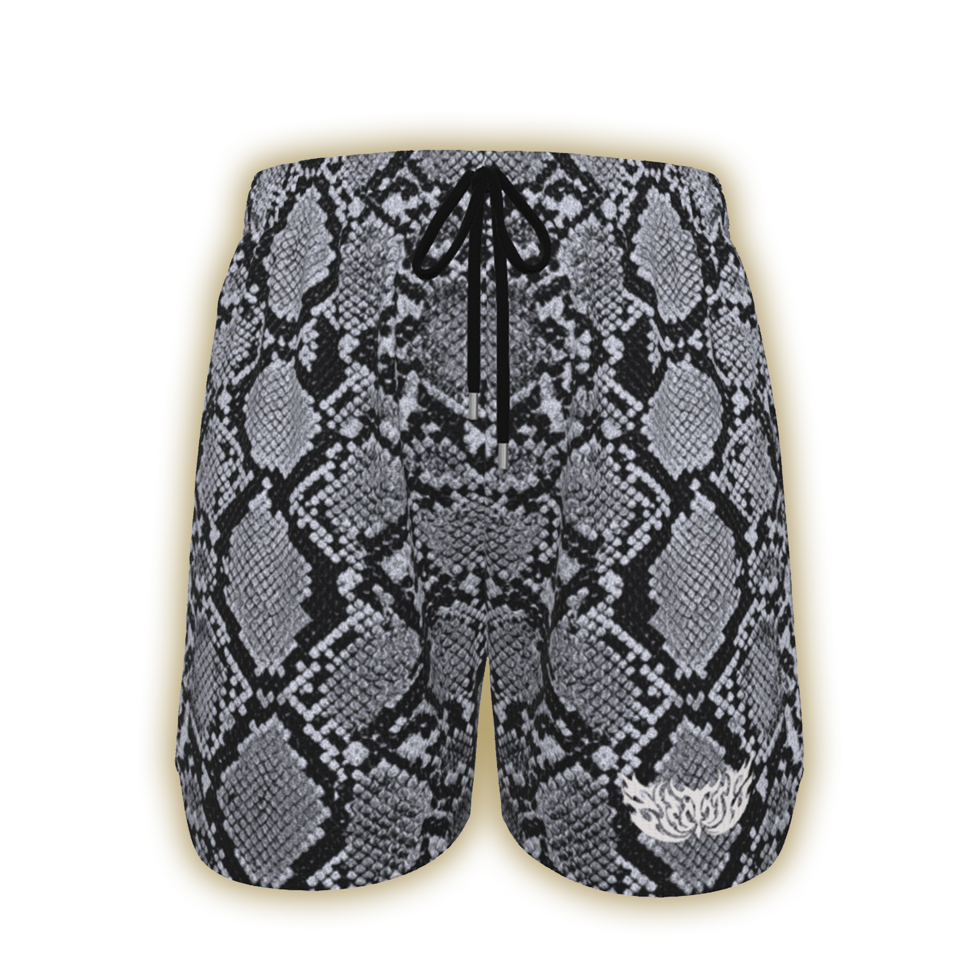 White Viper All-Over Mesh Shorts