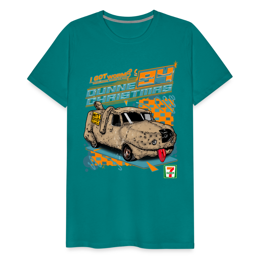 Worms Dudes Premium T-Shirt - teal