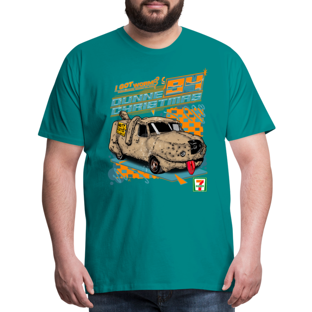 Worms Dudes Premium T-Shirt - teal